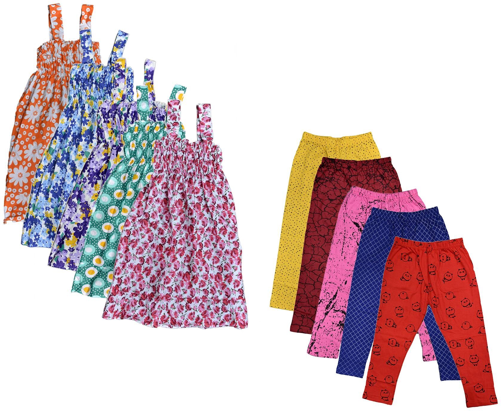 

Kavya Girl Cotton Top Bottom Set - Multi