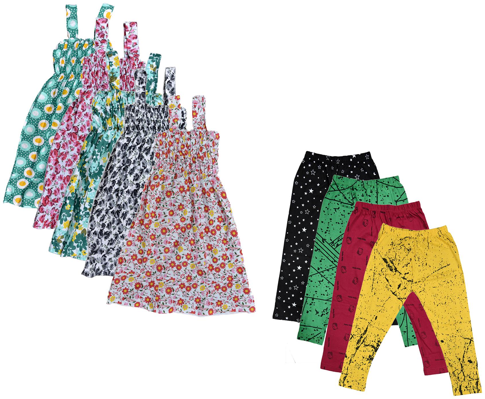 

Kavya Girl Cotton Top Bottom Set - Multi
