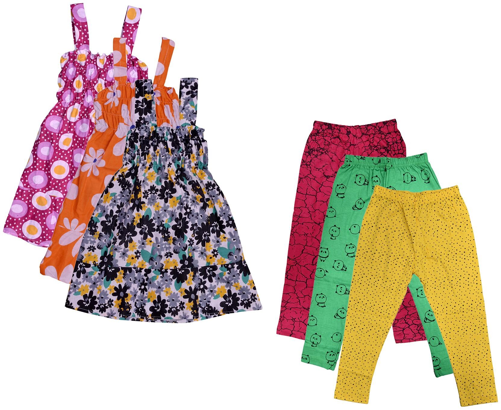 

Kavya Girl Cotton Top Bottom Set - Multi
