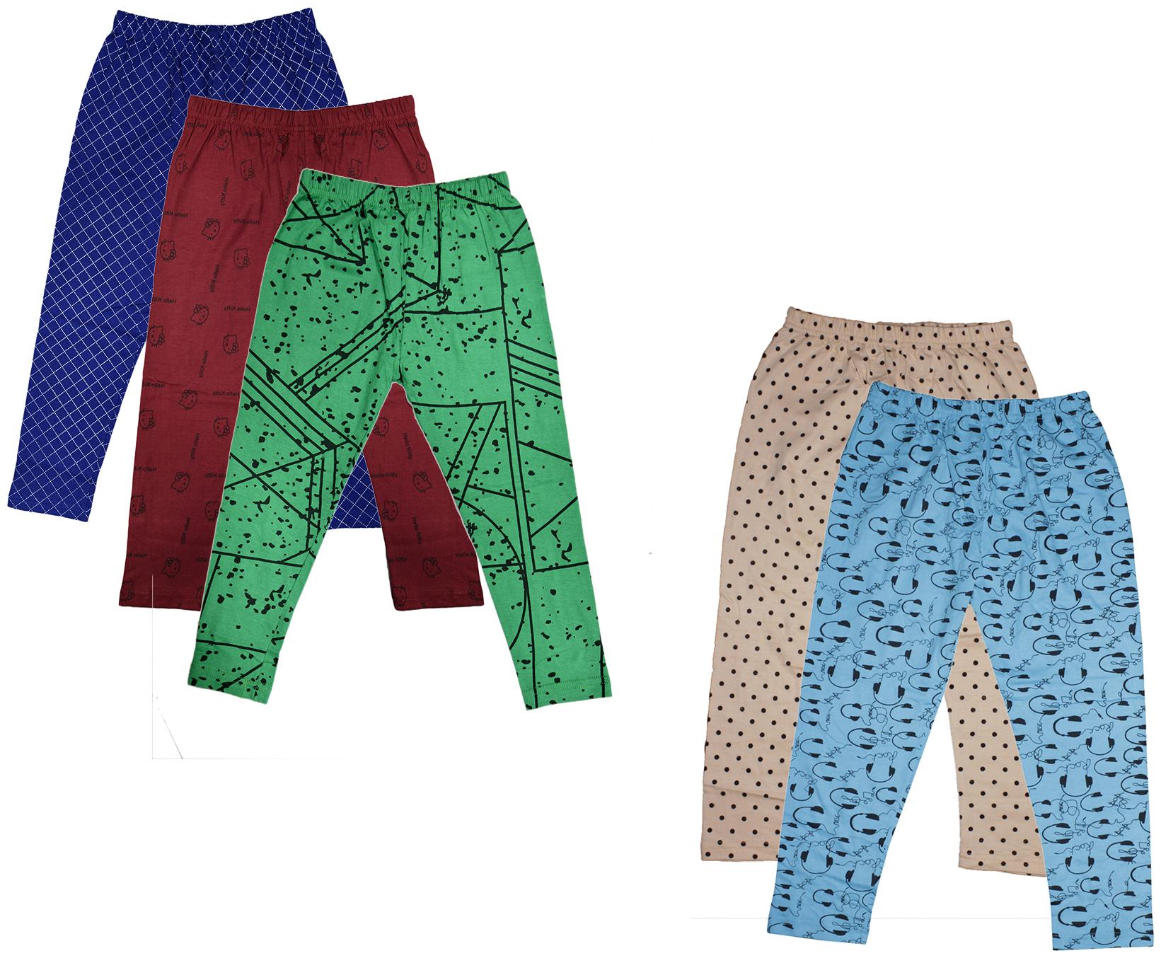 

Kavya Girl Cotton Printed Capri - Multi