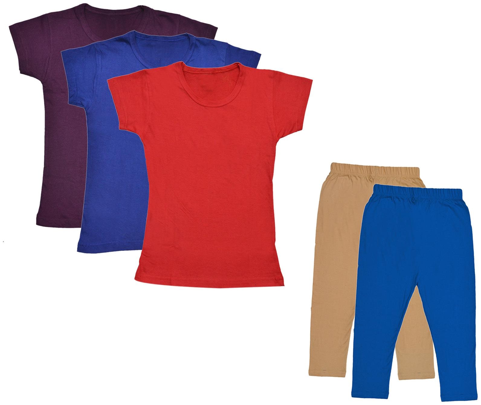 

Kavya Girl Cotton Top Bottom Set - Multi