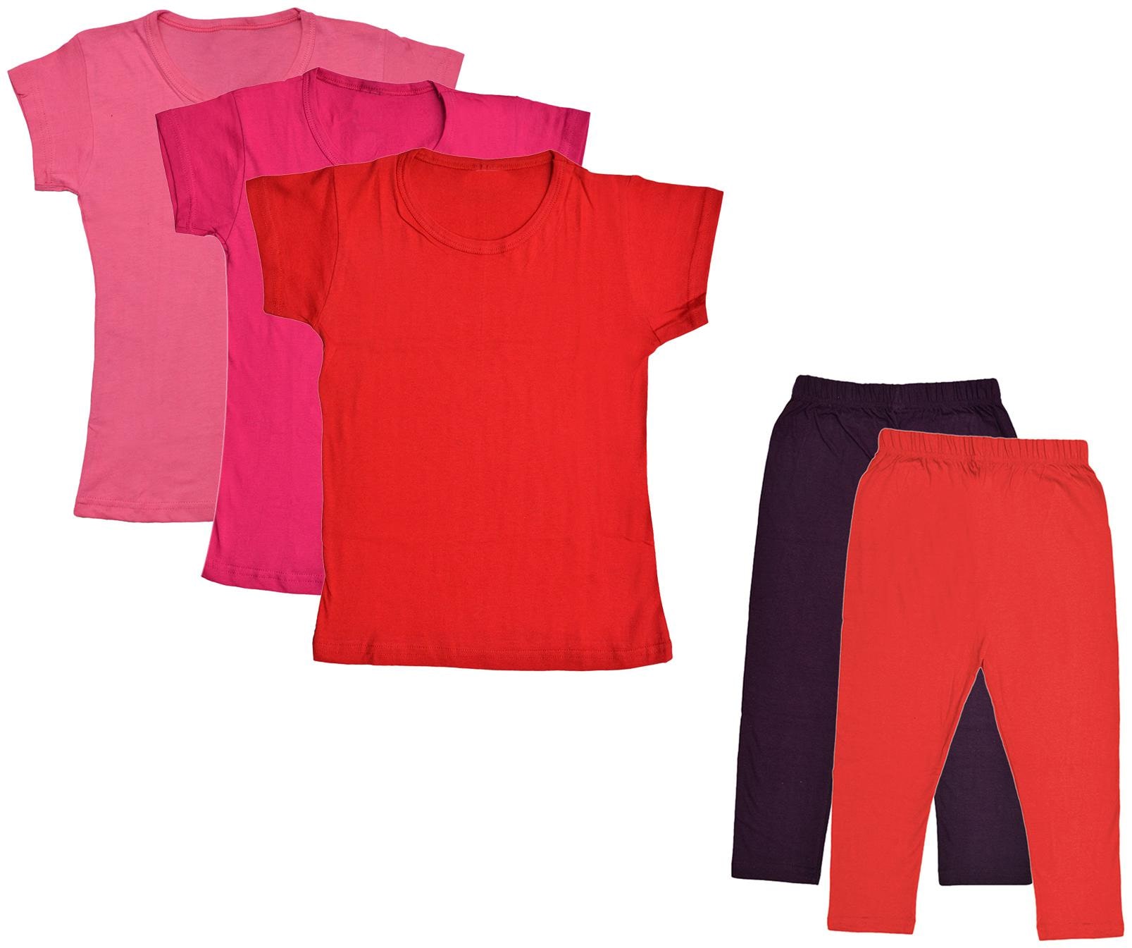 

Kavya Girl Cotton Top Bottom Set - Multi