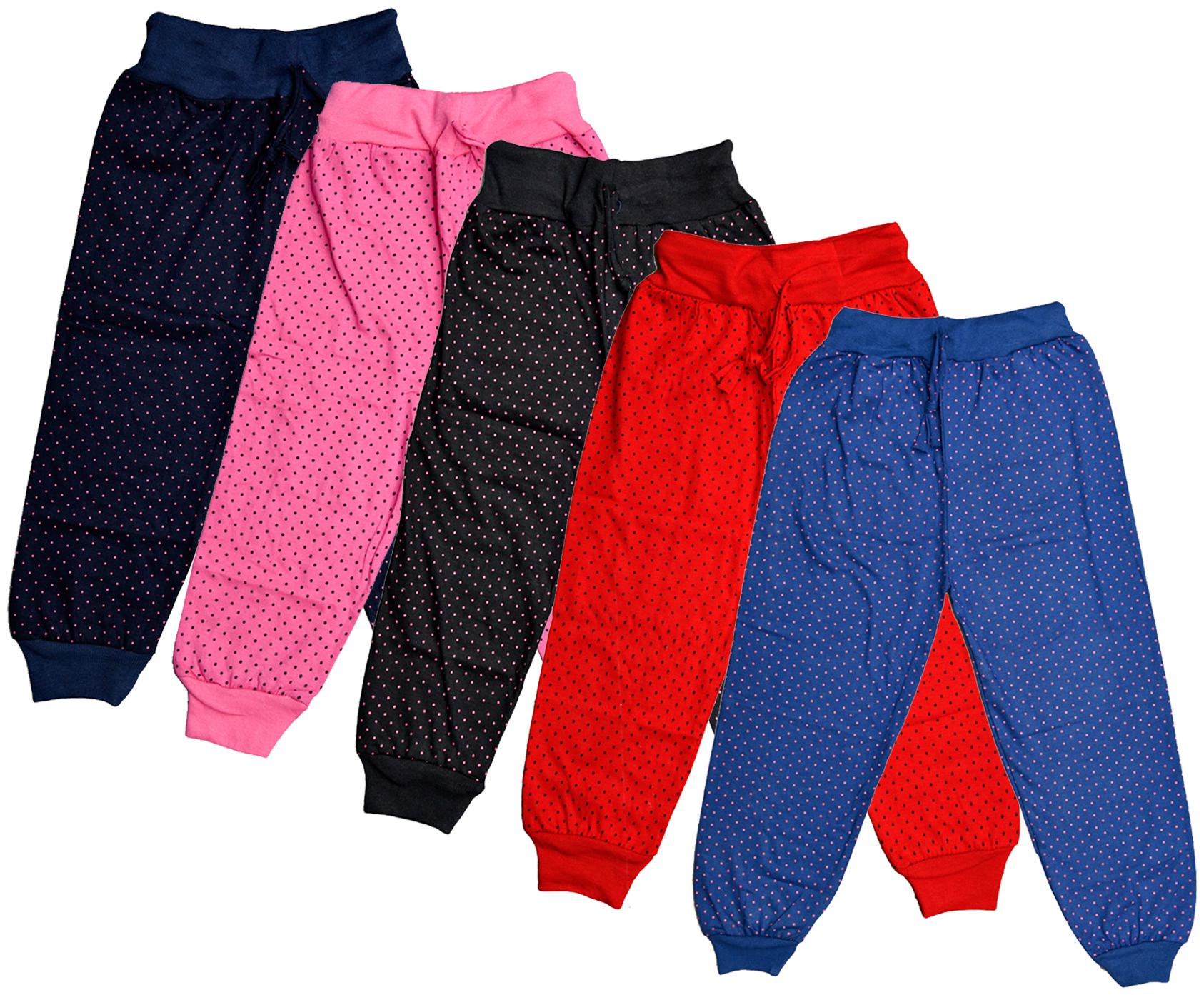 

KAVYA Girls Cotton Printed Capri (Pack of 5)
