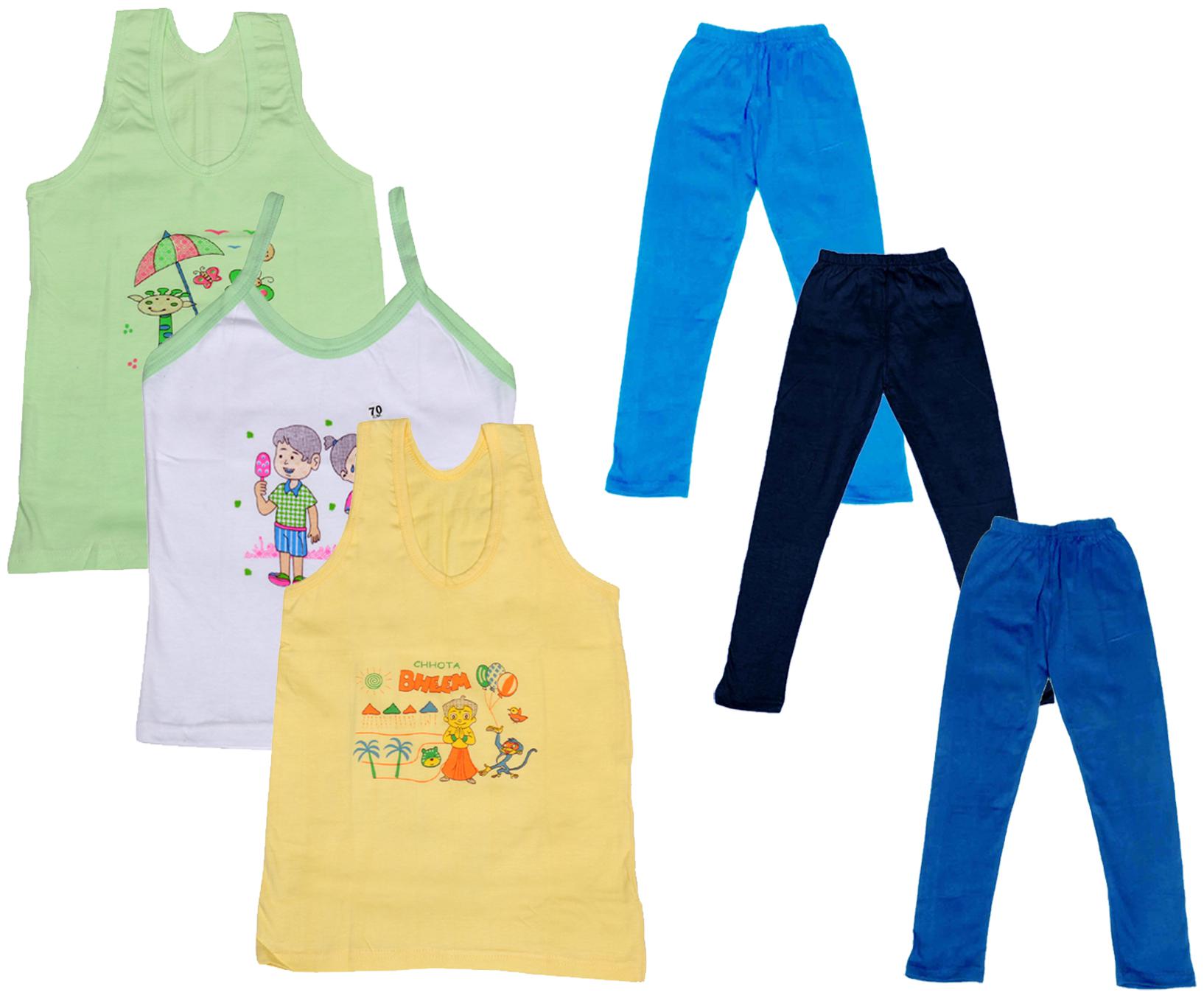 

Kavya Girl Cotton Top Bottom Set - Multi