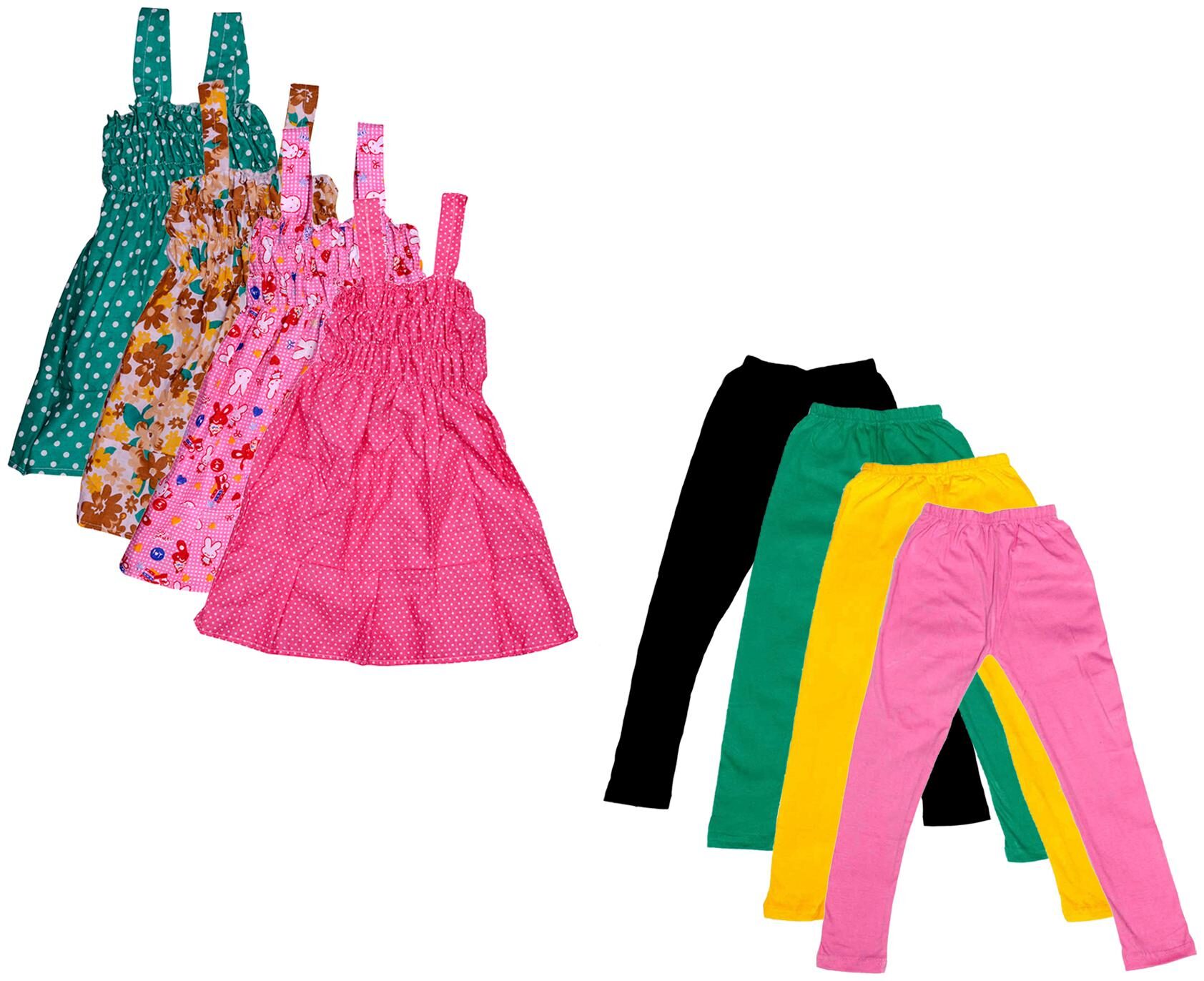 

Kavya Girl Cotton Top Bottom Set - Multi