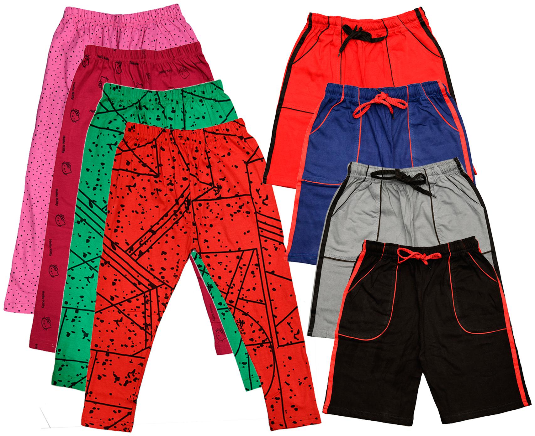 

Kavya Girl Cotton Printed Capri - Multi