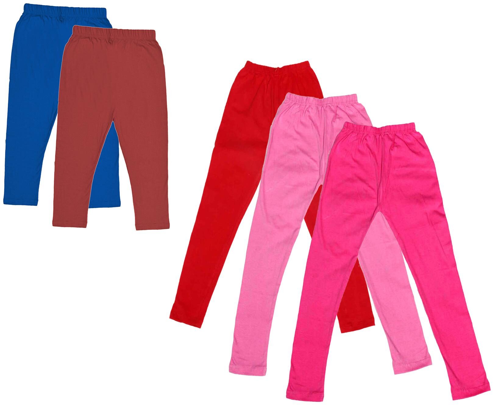 

Kavya Girl Cotton Solid Capri - Multi