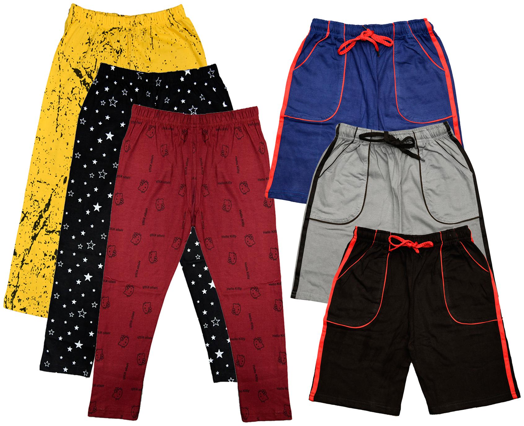

Kavya Girl Cotton Printed Capri - Multi