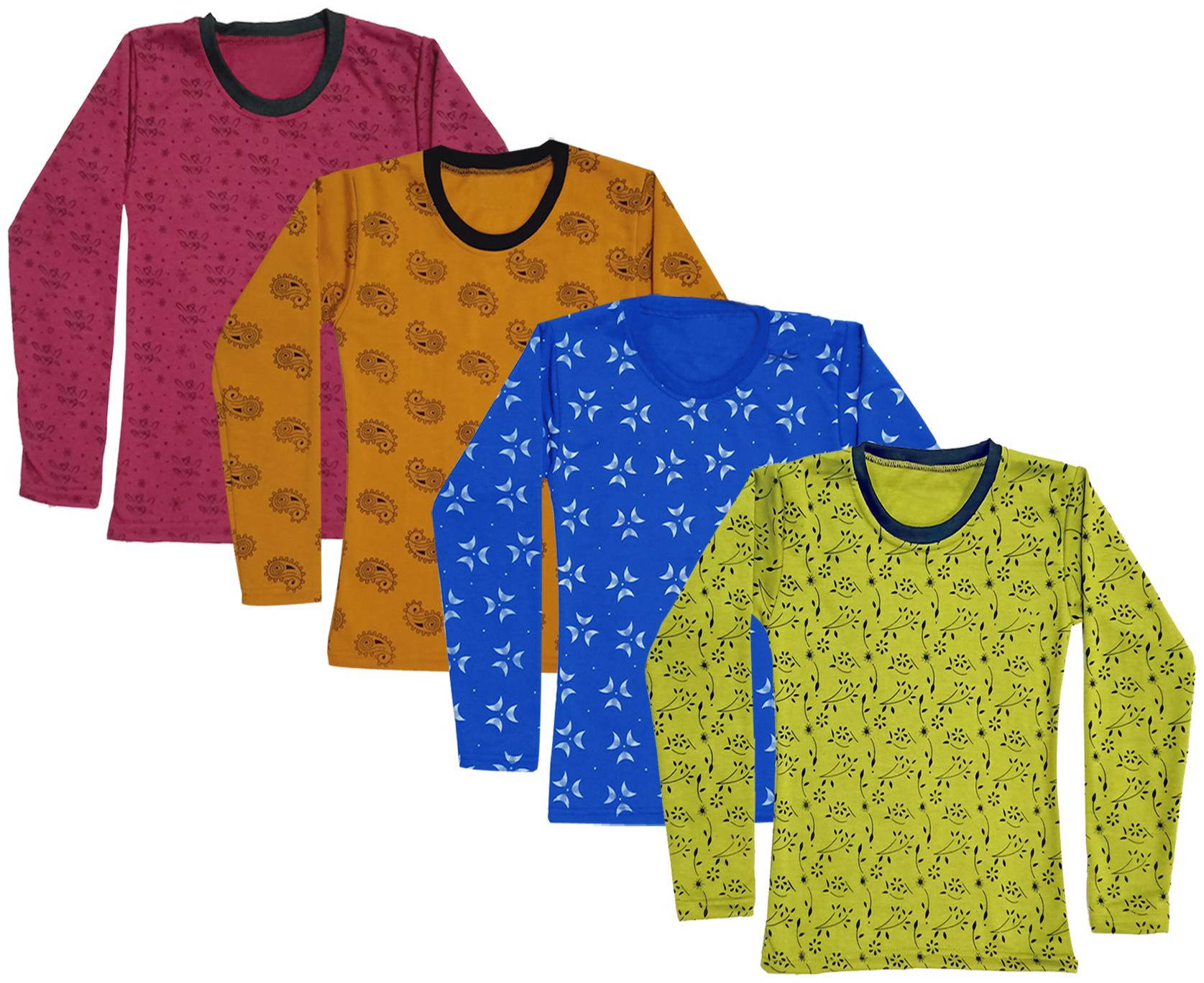 

Kavya Girl Wool Printed T shirt - Multi