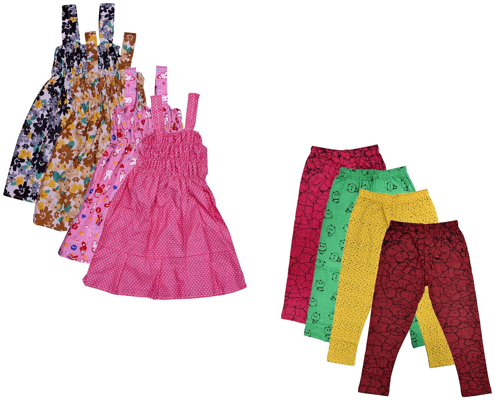 

Kavya Girl Cotton Top Bottom Set - Multi