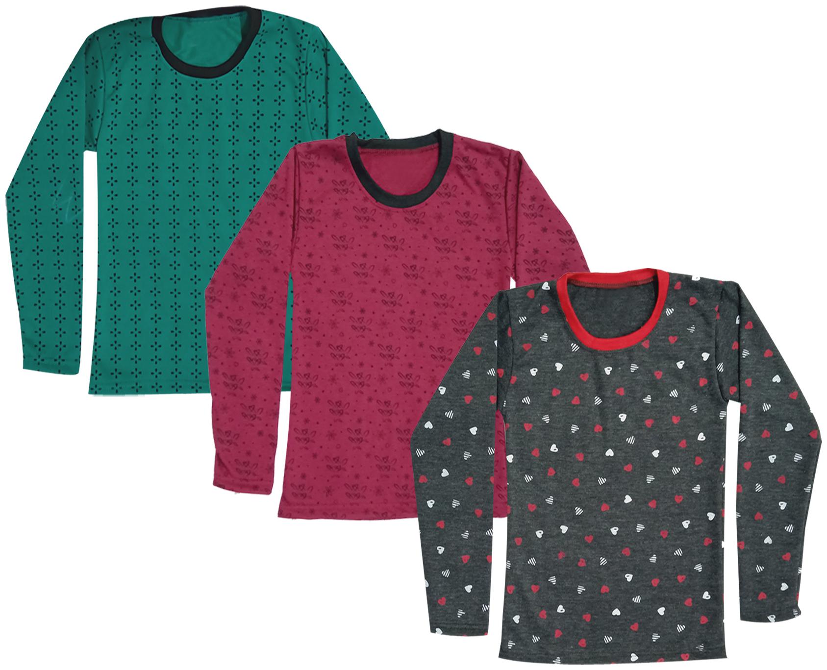 

Kavya Girl Wool Printed T shirt - Multi