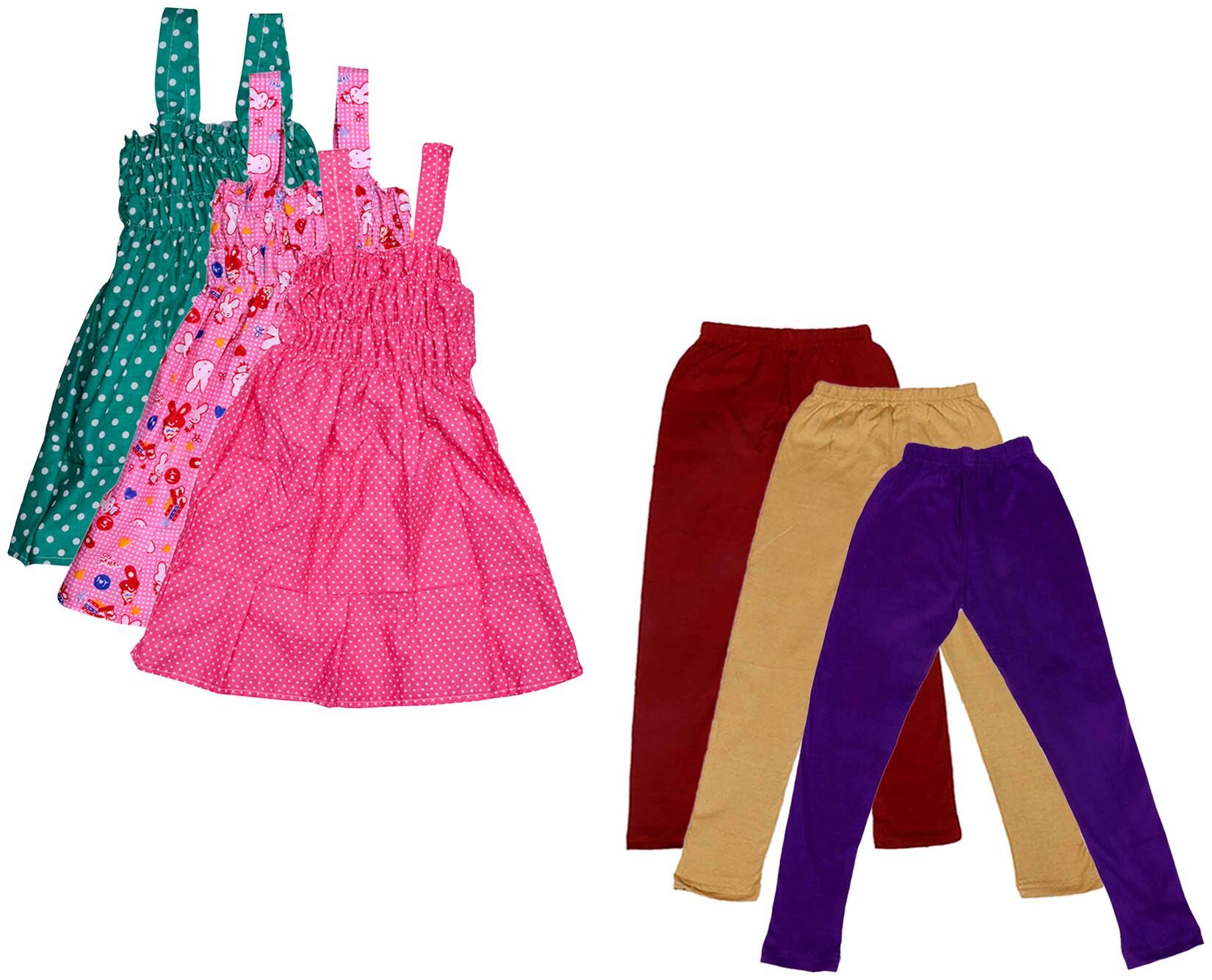 

Kavya Girl Cotton Top Bottom Set - Multi
