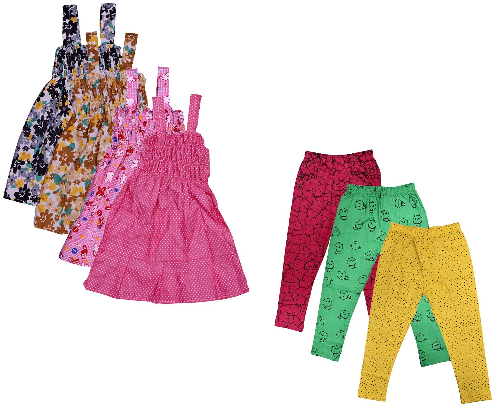 

Kavya Girl Cotton Top Bottom Set - Multi