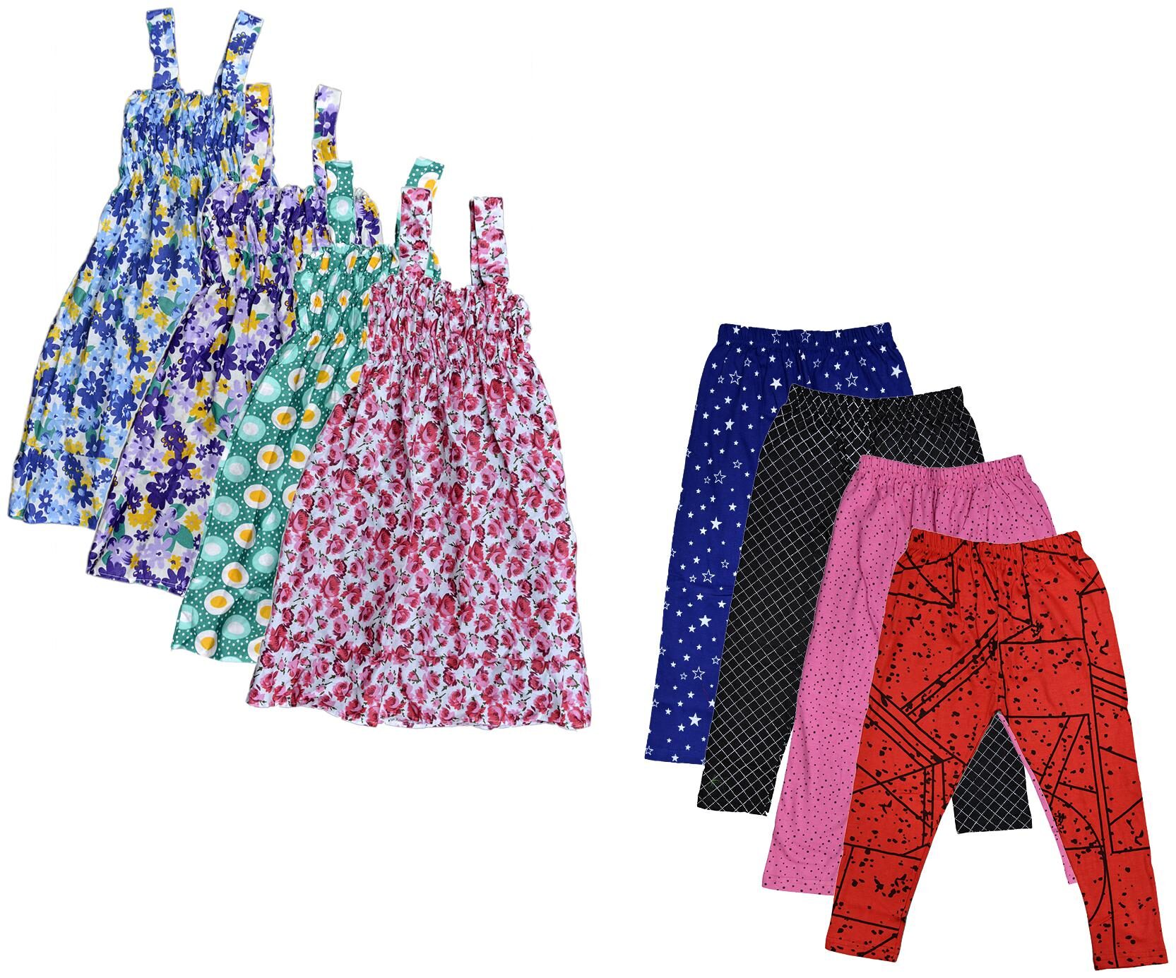 

Kavya Girl Cotton Top Bottom Set - Multi