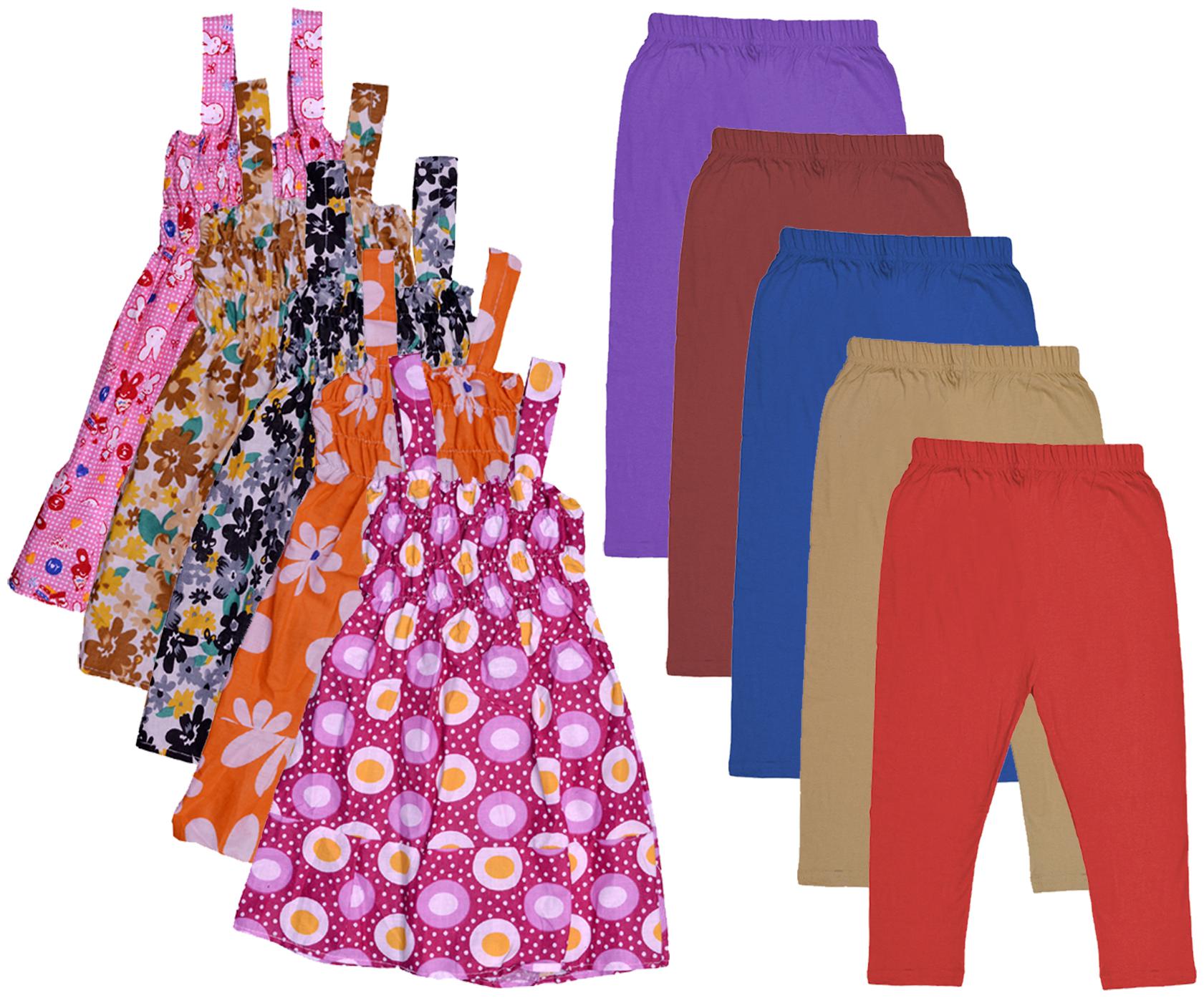 

Kavya Girl Cotton Top Bottom Set - Multi