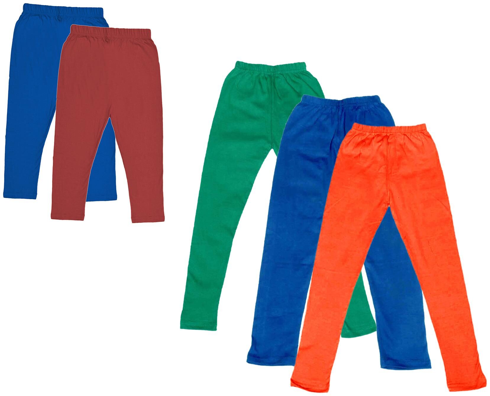 

Kavya Girl Cotton Solid Capri - Multi
