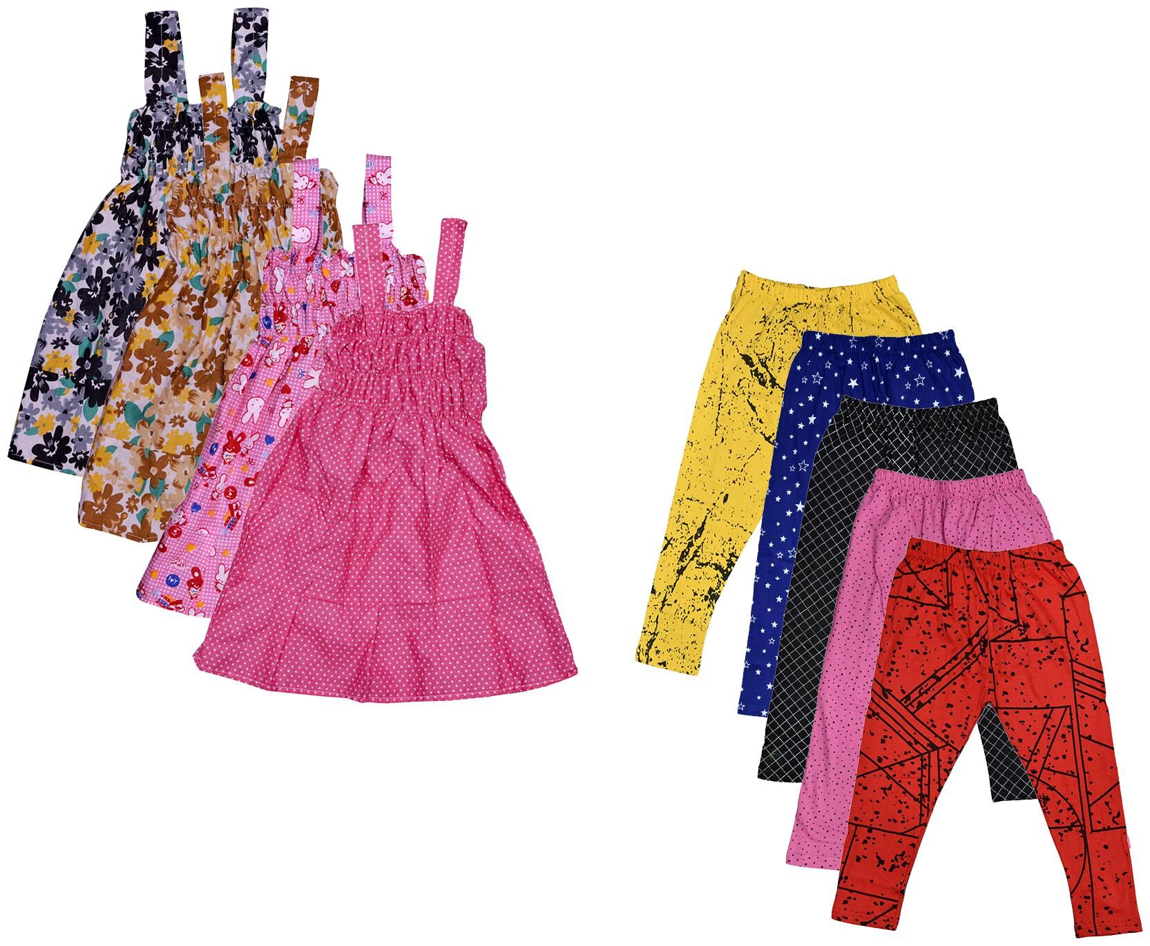 

Kavya Girl Cotton Top Bottom Set - Multi