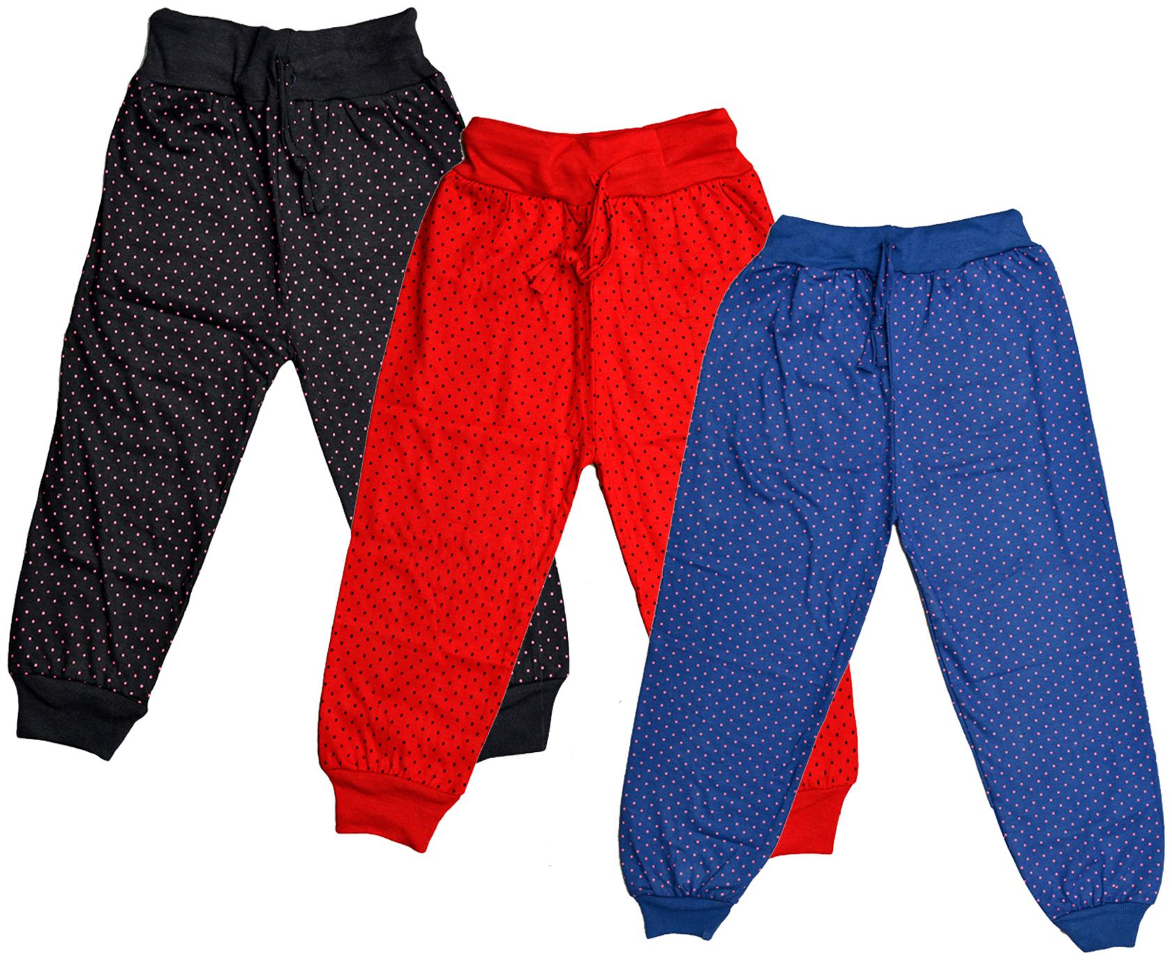 

KAVYA Girls Cotton Printed Capri (Pack of 3)