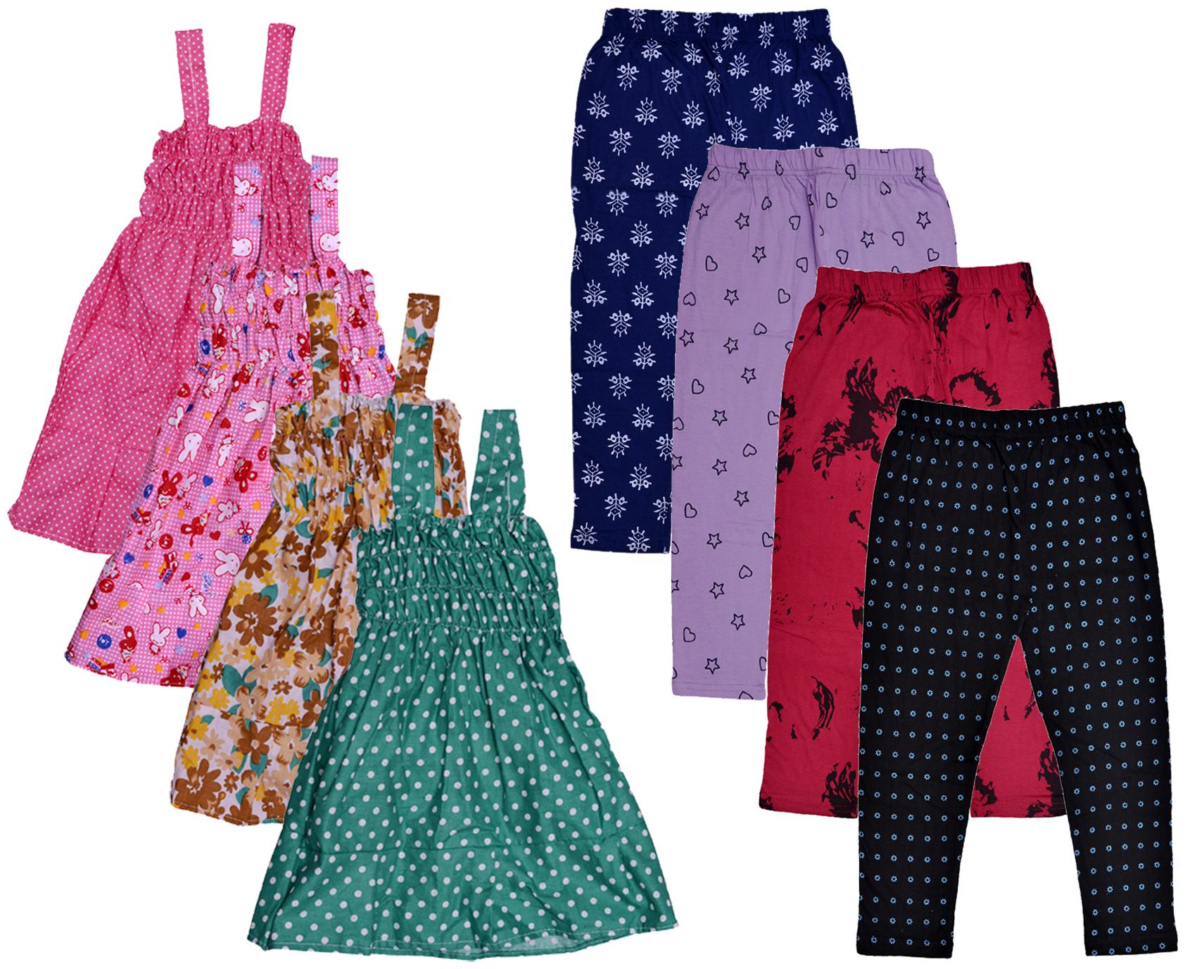 

Kavya Girl Cotton Top Bottom Set - Multi