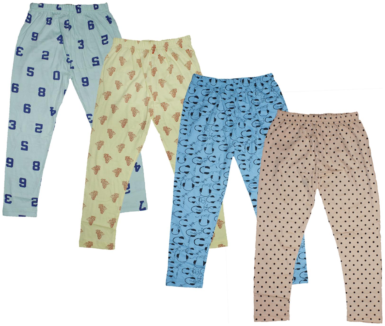

KAVYA Girls Combo Pack Of Printed Capri Multi (Pack of 4)