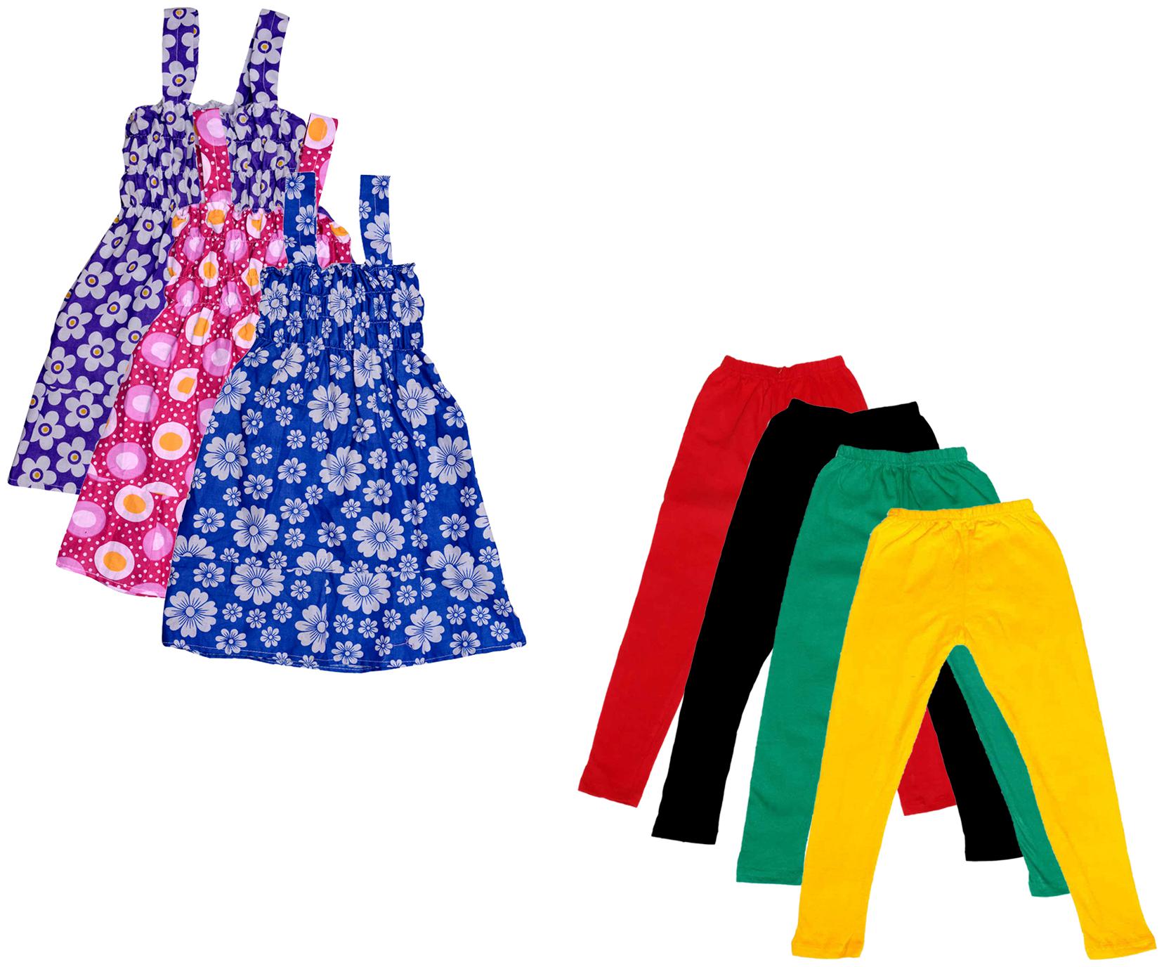 

Kavya Girl Cotton Top Bottom Set - Multi