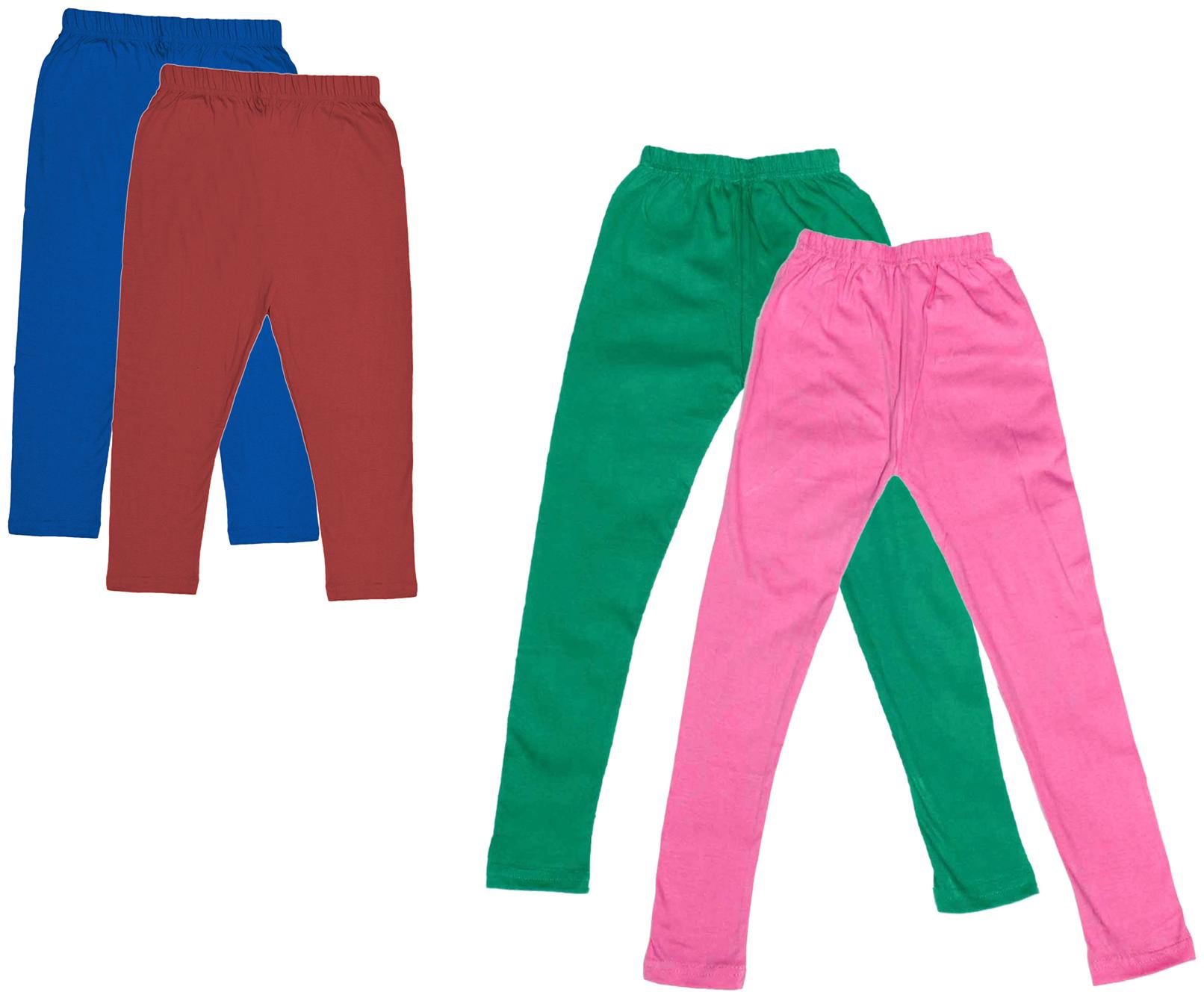 

Kavya Girl Cotton Solid Capri - Multi