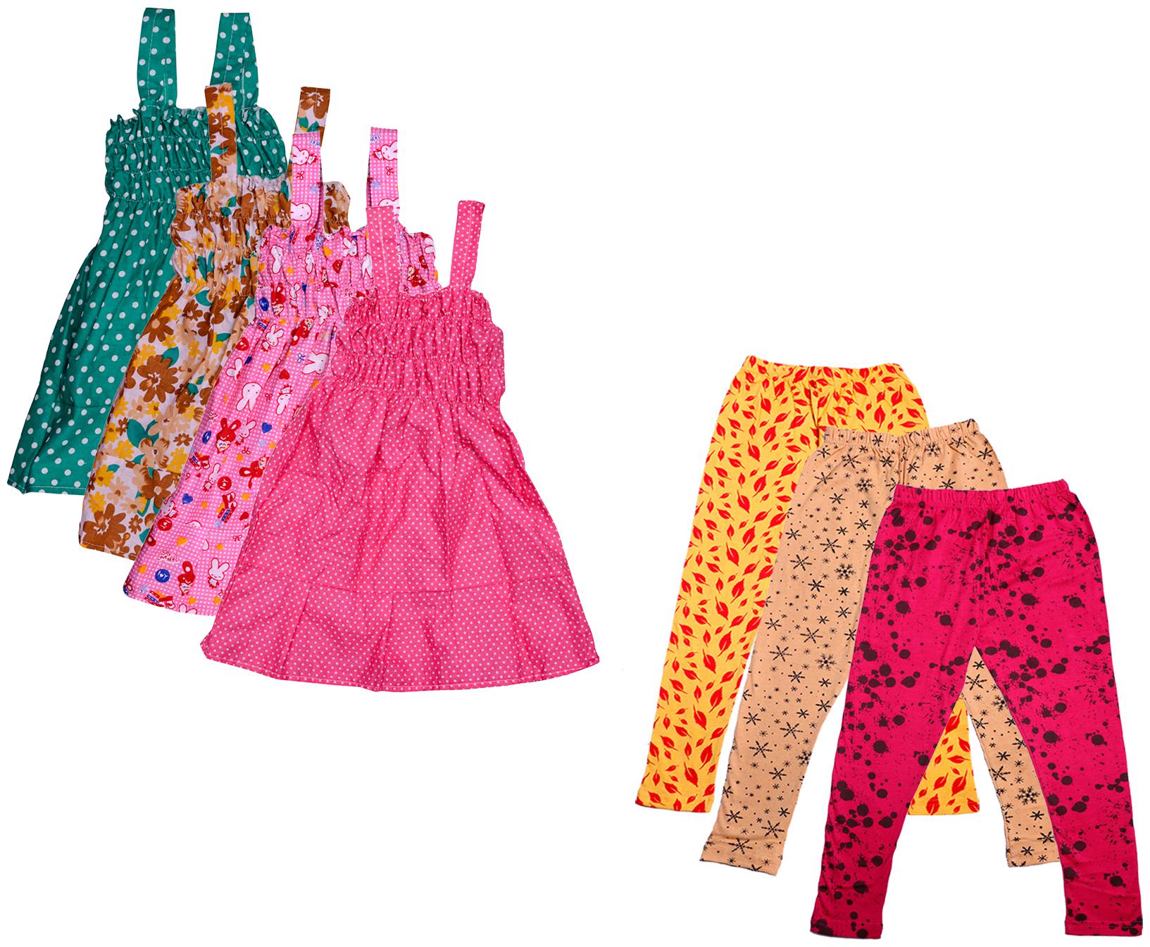 

Kavya Girl Cotton Top Bottom Set - Multi