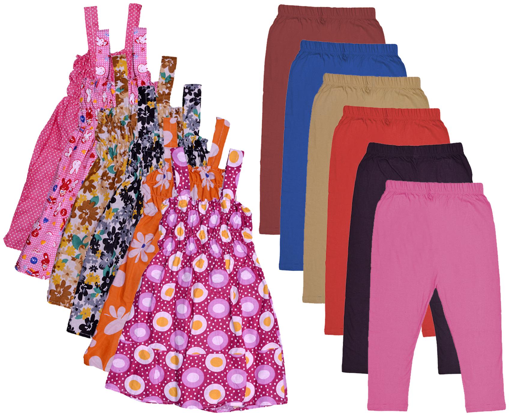 

Kavya Girl Cotton Top Bottom Set - Multi