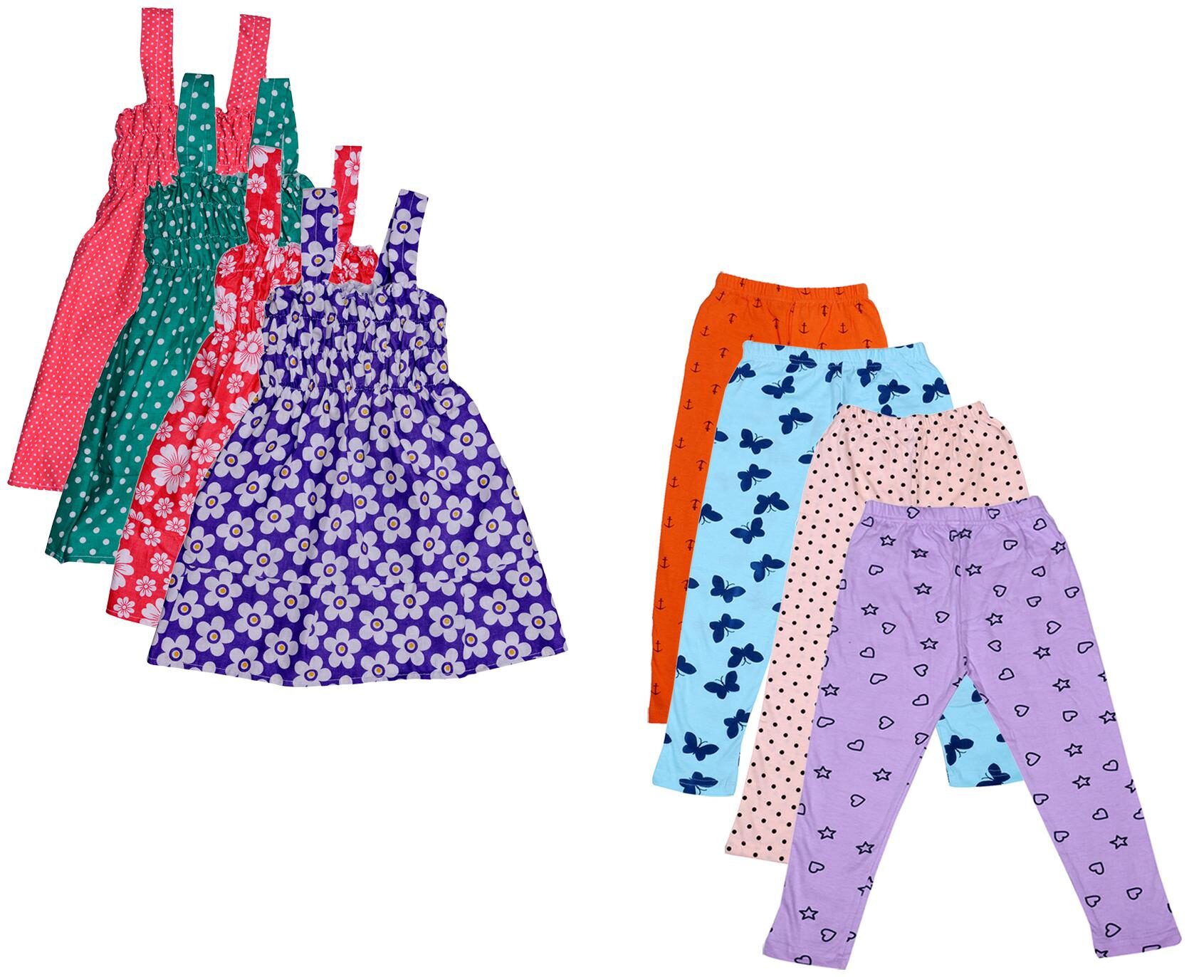

Kavya Girl Cotton Top Bottom Set - Multi