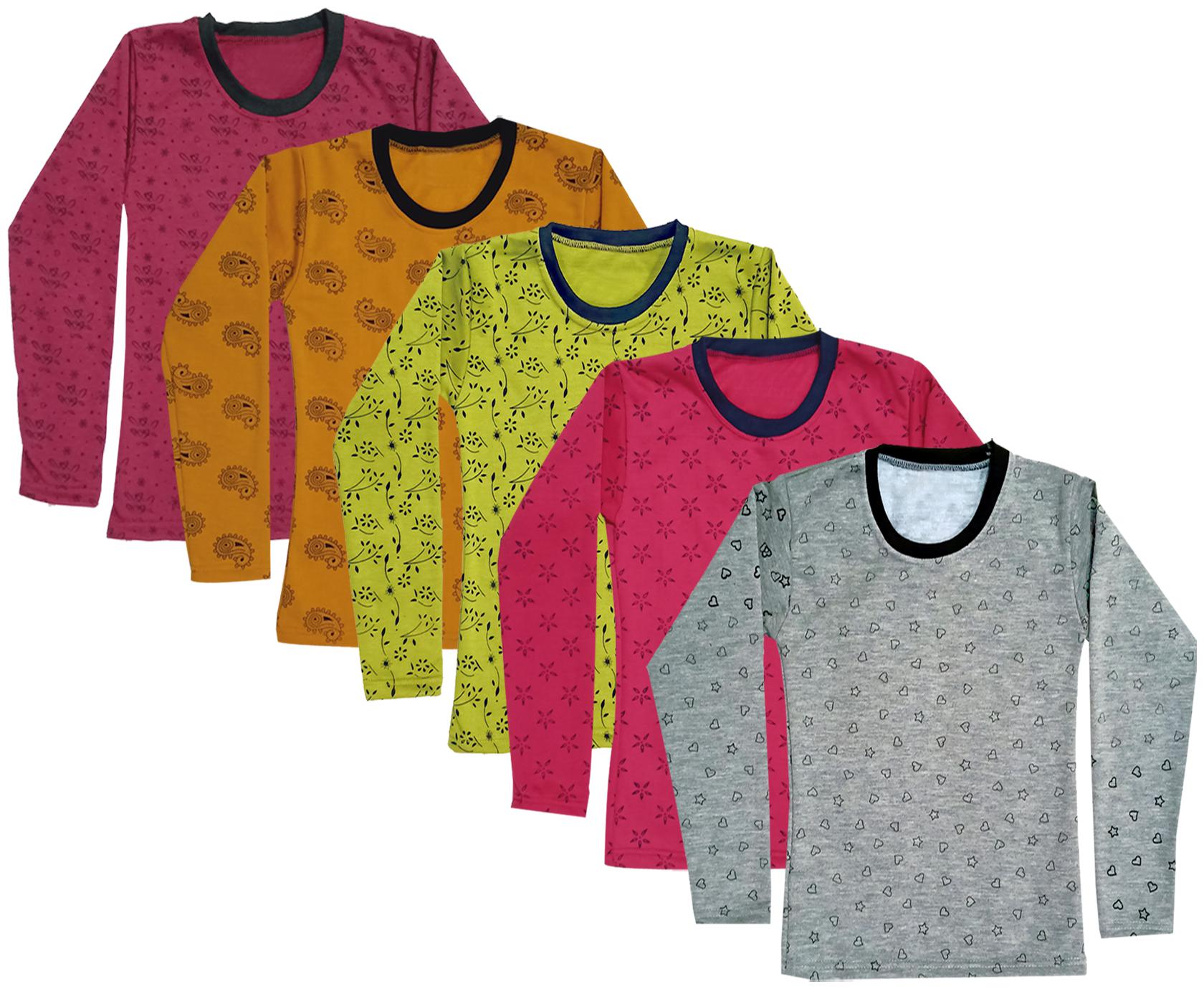 

Kavya Girl Wool Printed T shirt - Multi