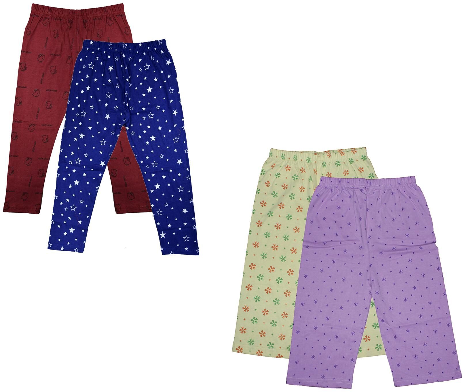 

Kavya Girl Cotton Printed Capri - Multi