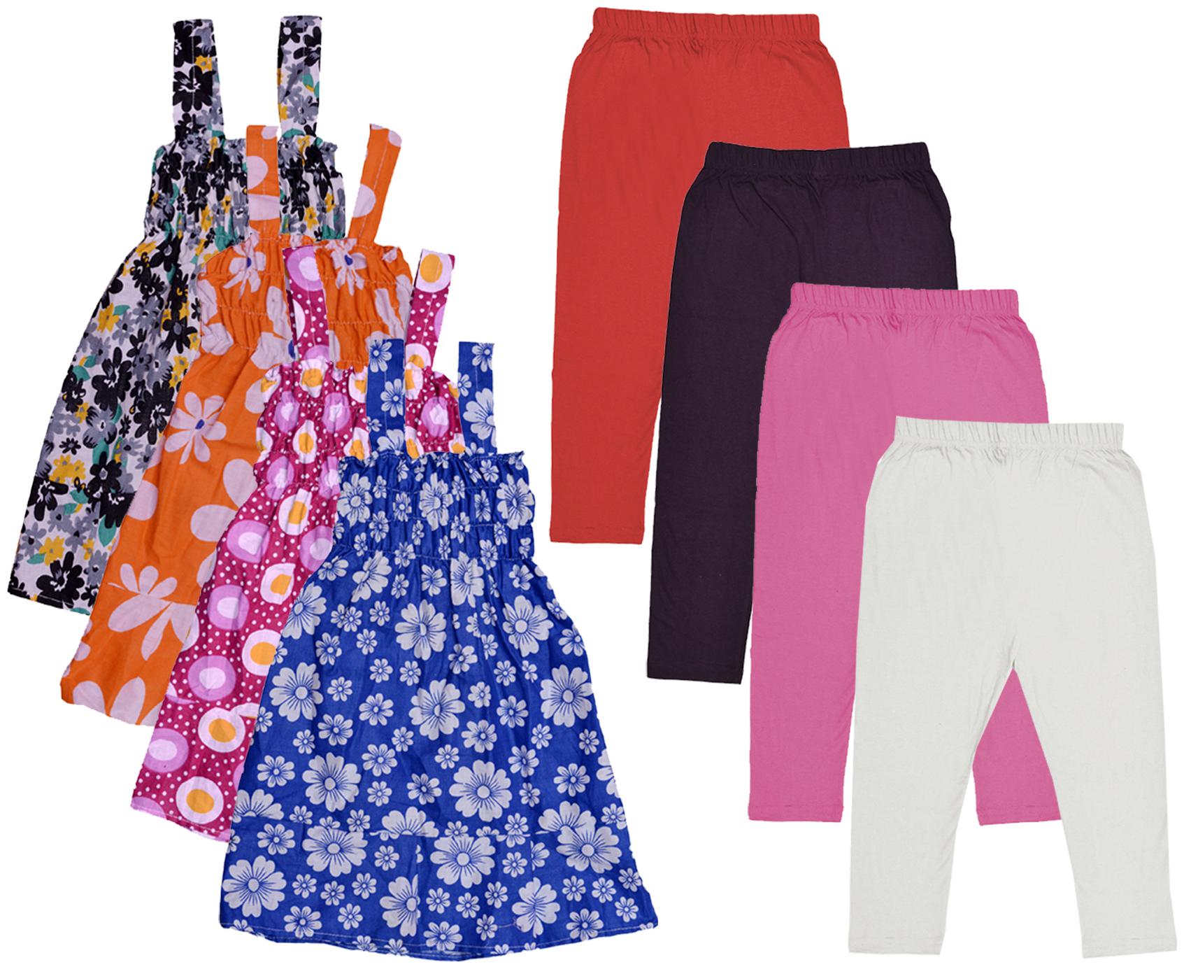 

Kavya Girl Cotton Top Bottom Set - Multi