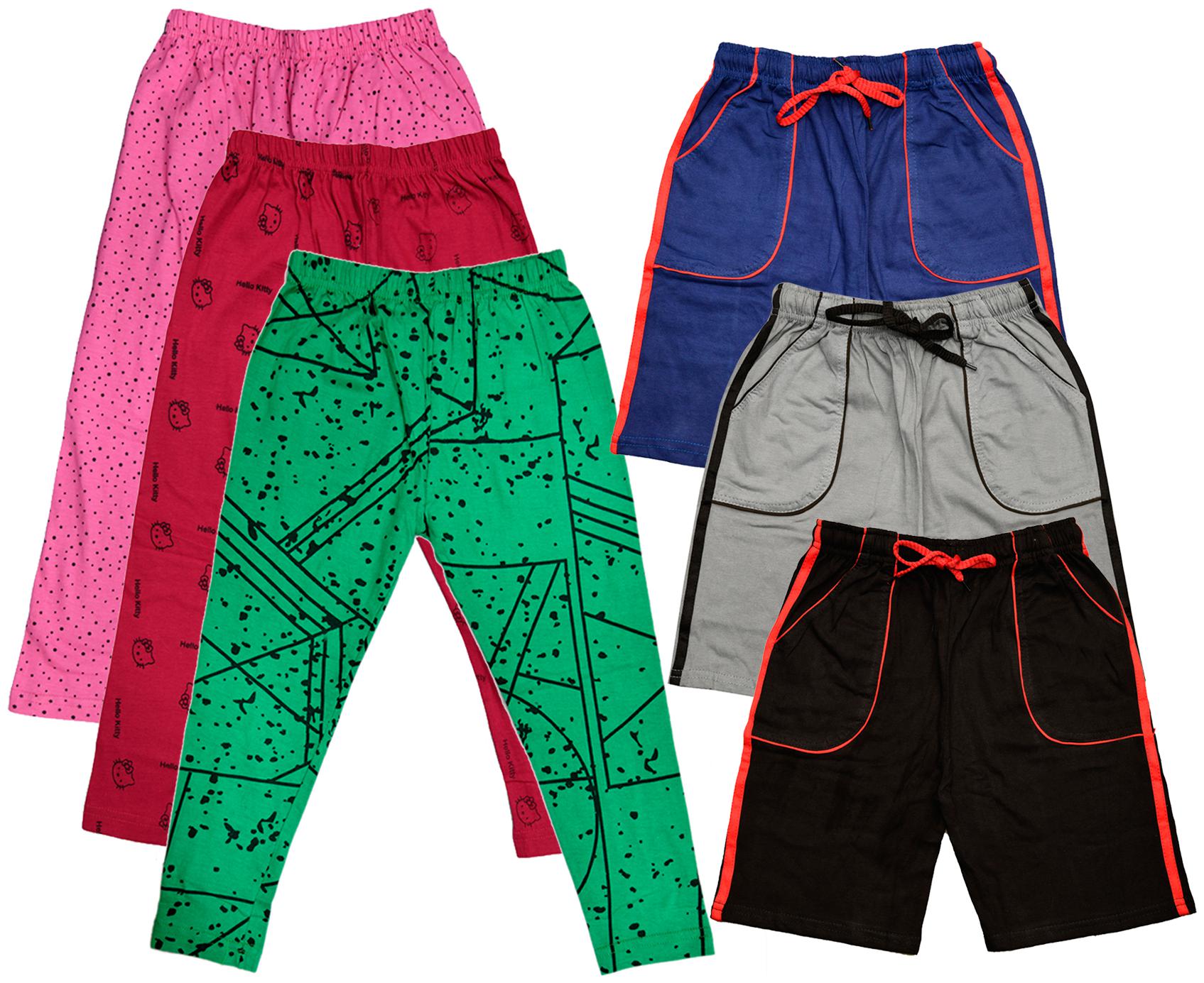 

Kavya Girl Cotton Printed Capri - Multi