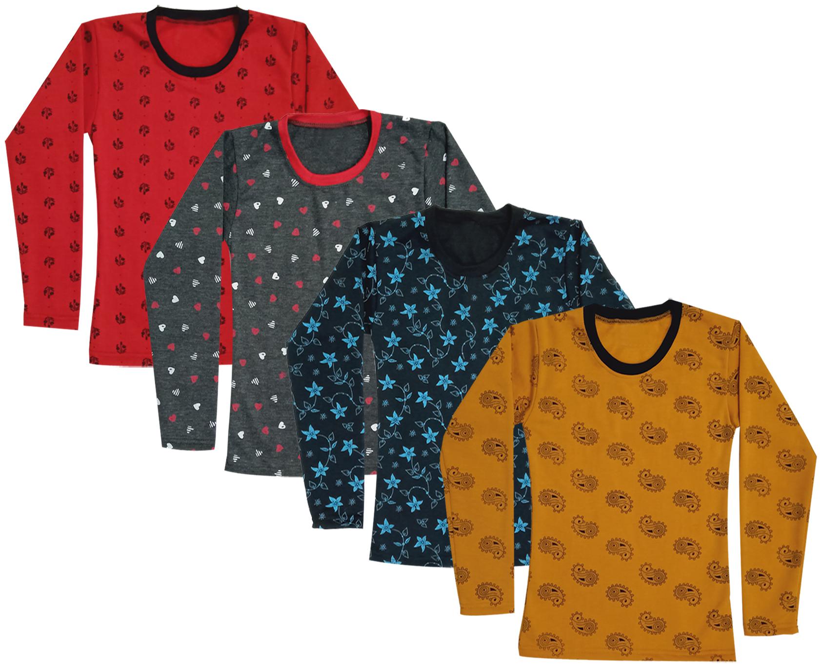 

Kavya Girl Wool Printed T shirt - Multi