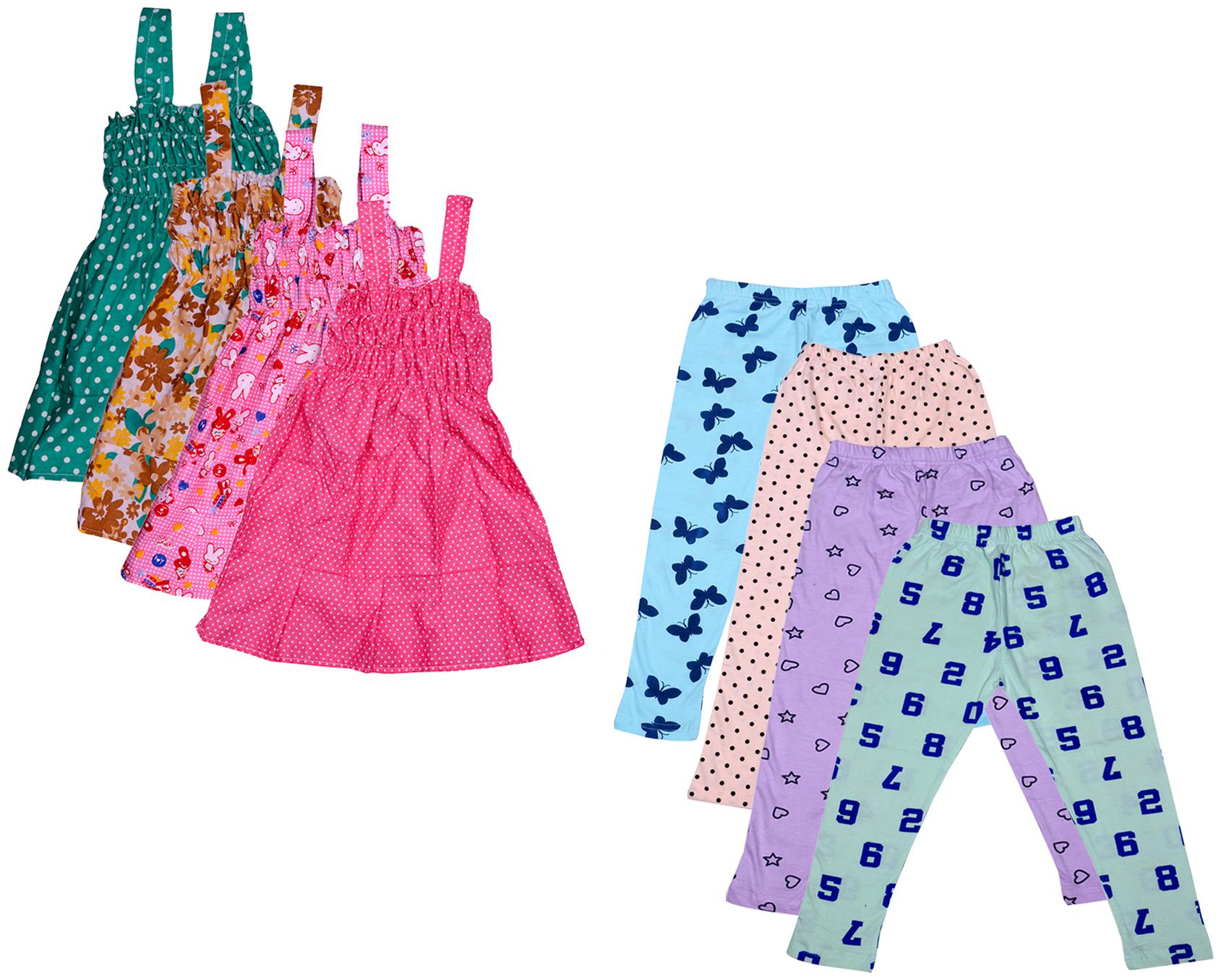

Kavya Girl Cotton Top Bottom Set - Multi