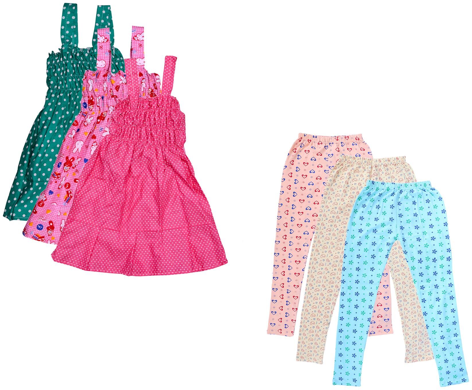 

Kavya Girl Cotton Top Bottom Set - Multi