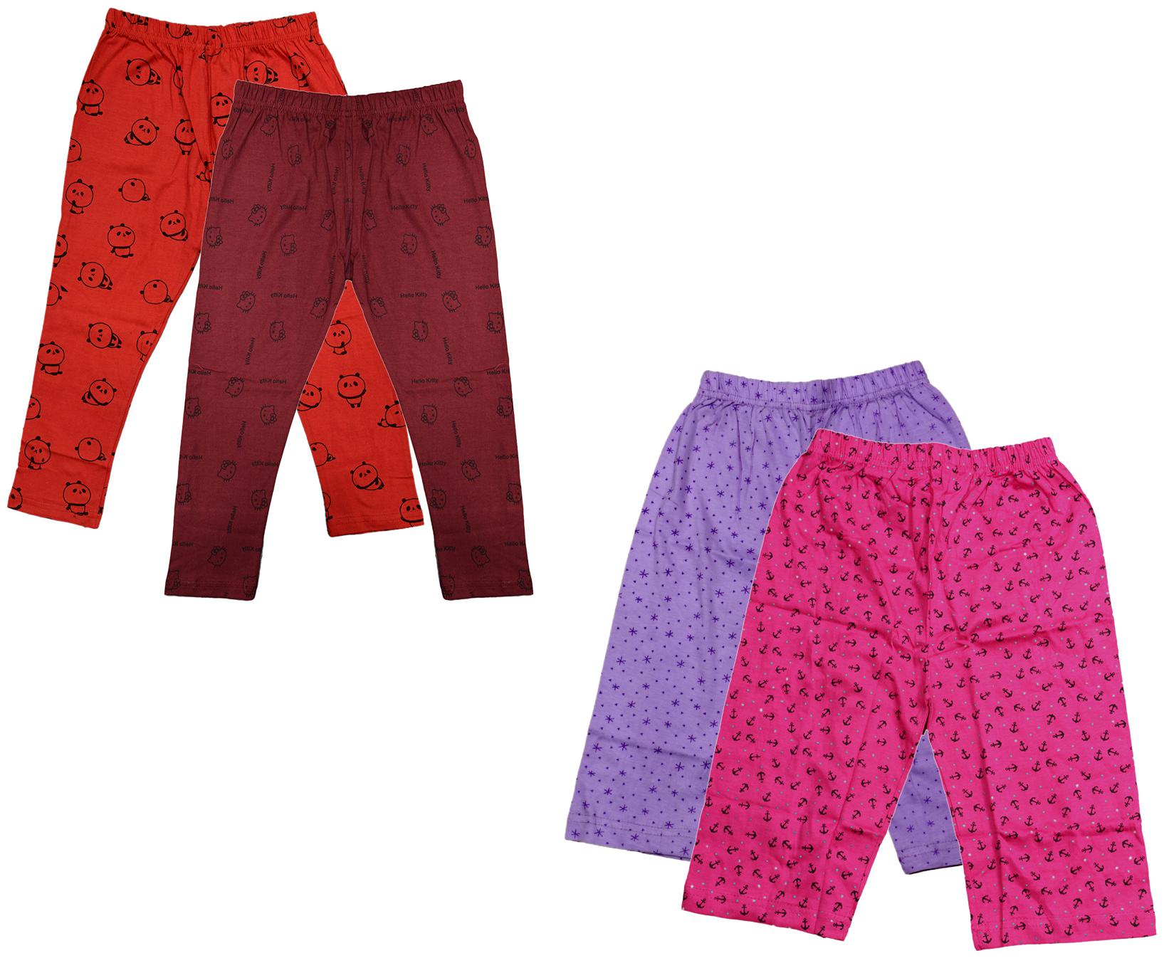 

Kavya Girl Cotton Printed Capri - Multi