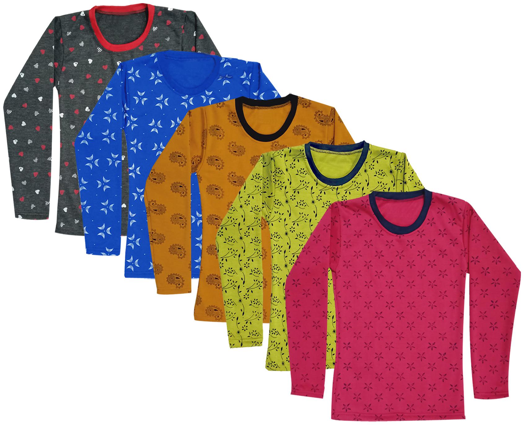 

Kavya Girl Wool Printed T shirt - Multi
