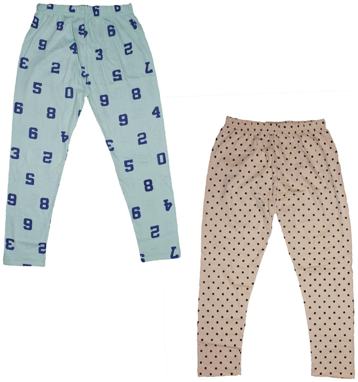 

KAVYA Girls Combo Pack Of Printed Capri Multi (Pack of 2)