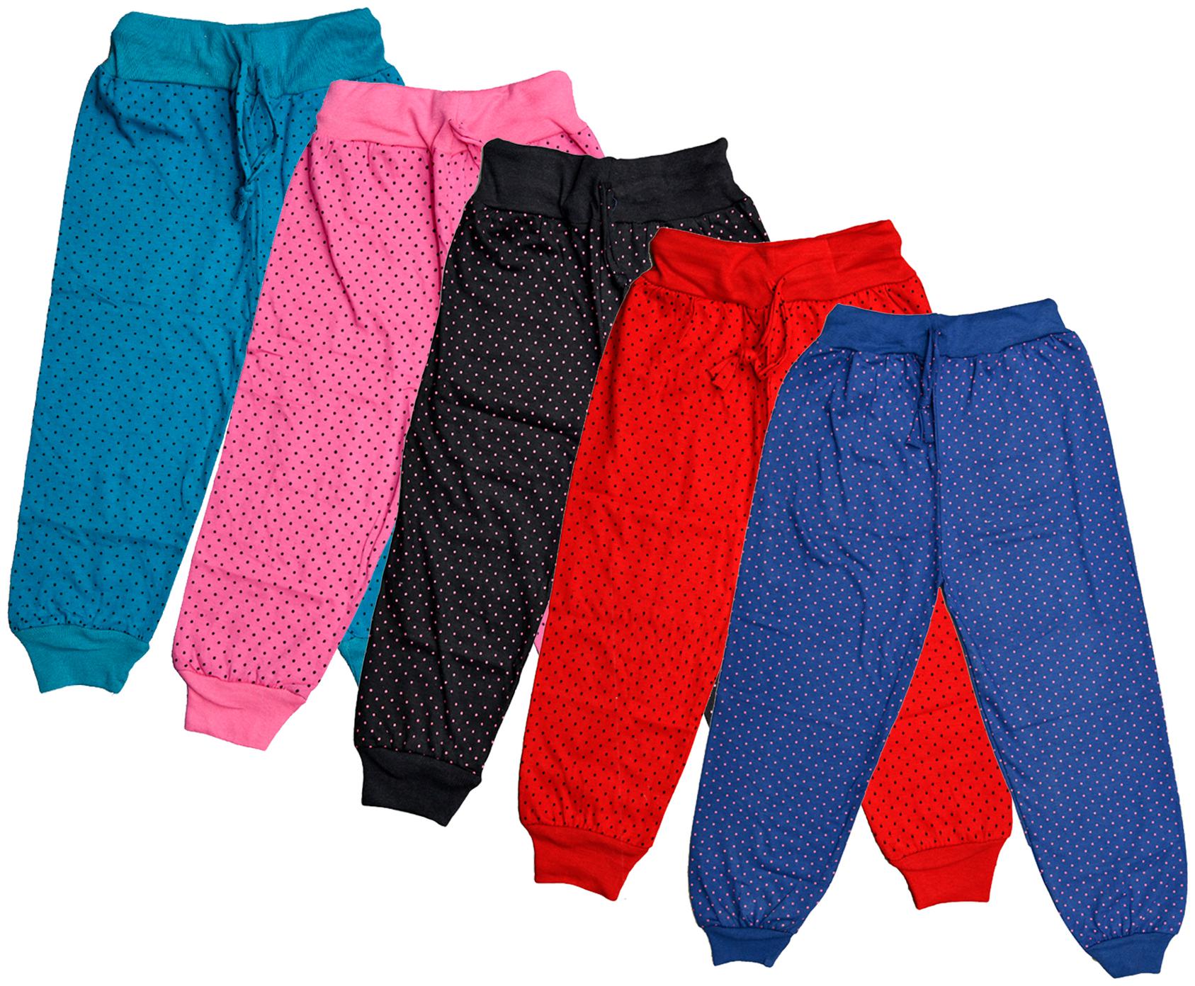 

KAVYA Girls Cotton Printed Capri (Pack of 5)