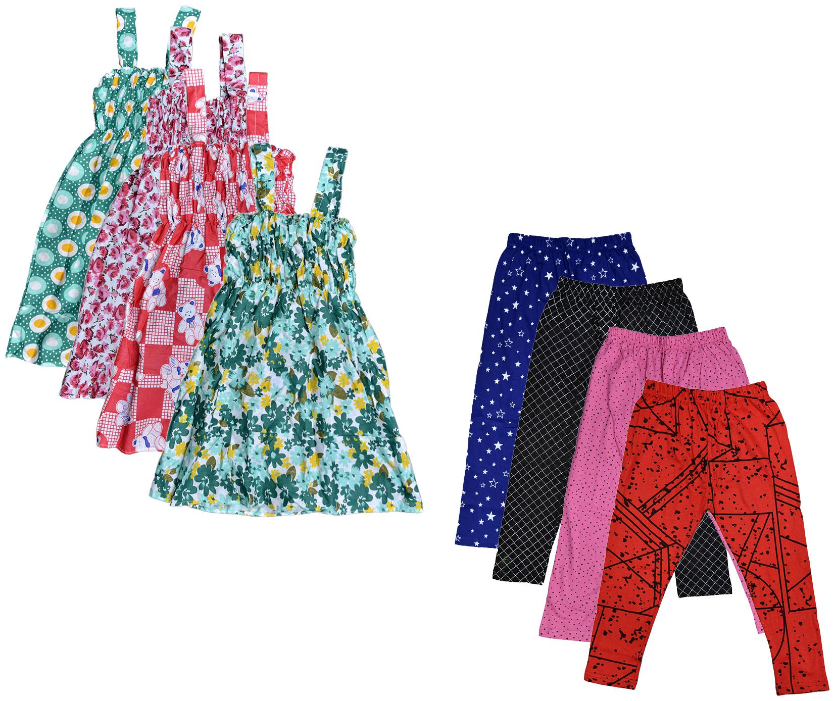 

Kavya Girl Cotton Top Bottom Set - Multi