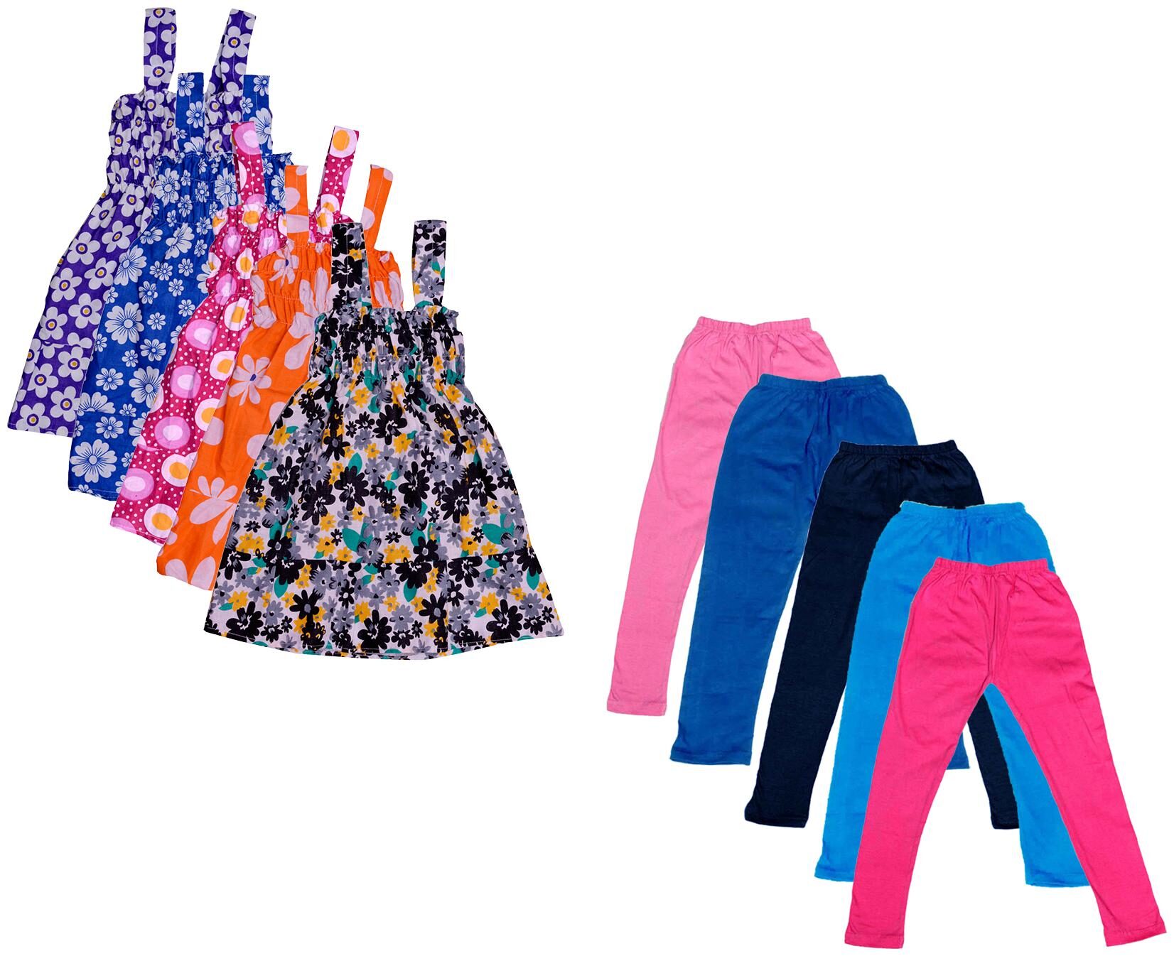 

Kavya Girl Cotton Top Bottom Set - Multi