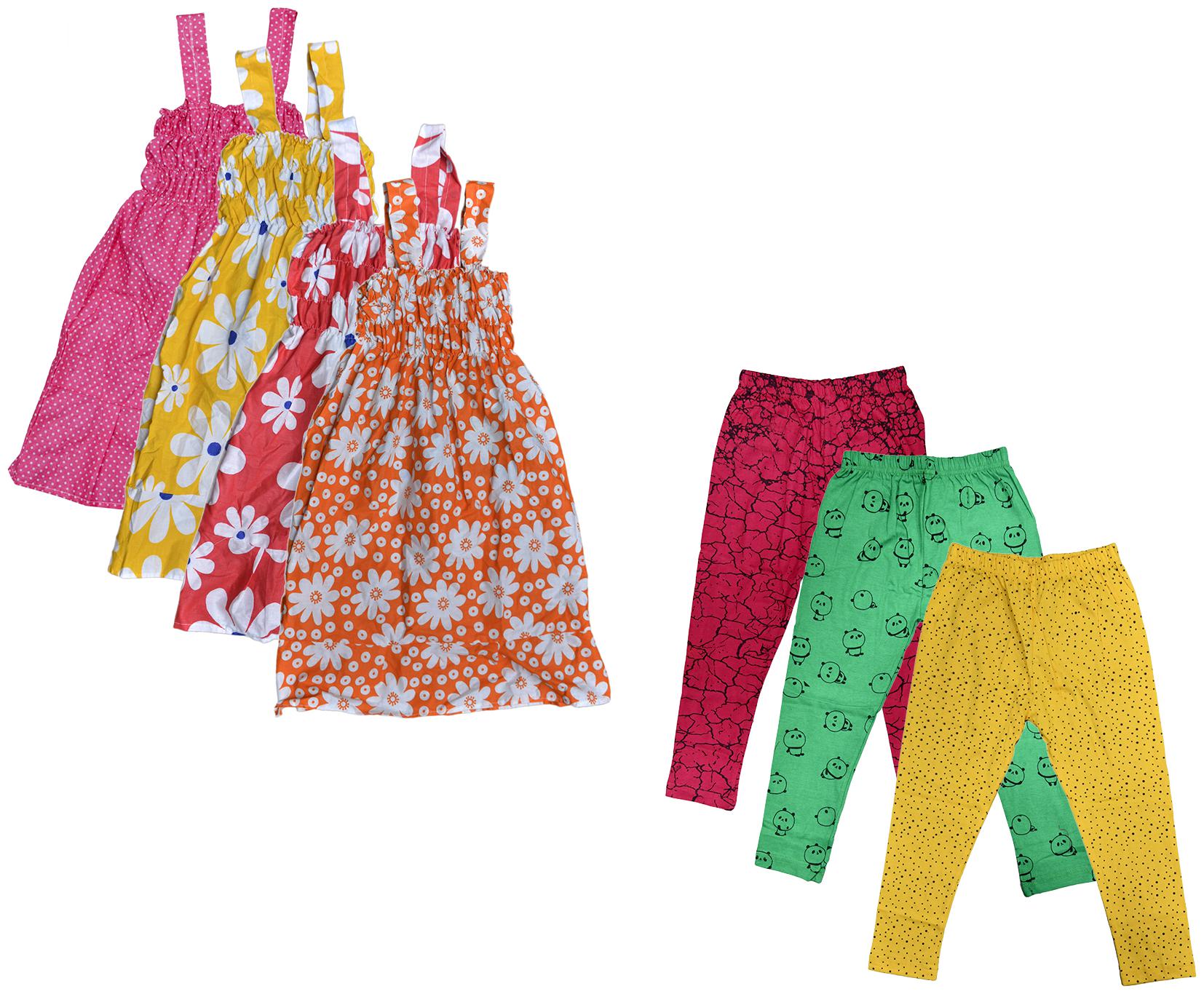 

Kavya Girl Cotton Top Bottom Set - Multi