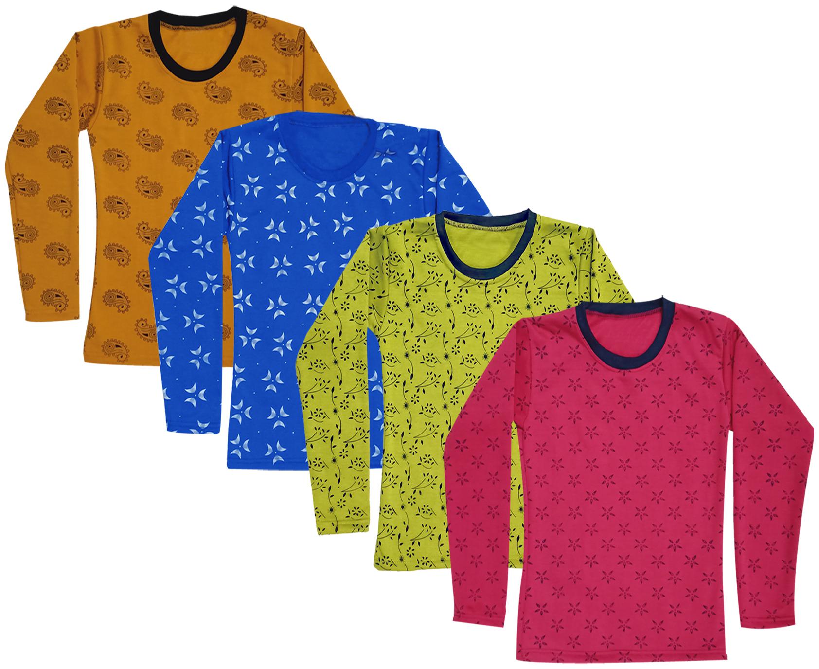 

Kavya Girl Wool Printed T shirt - Multi