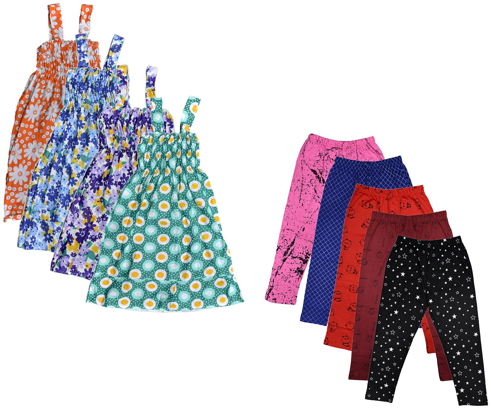

Kavya Girl Cotton Top Bottom Set - Multi