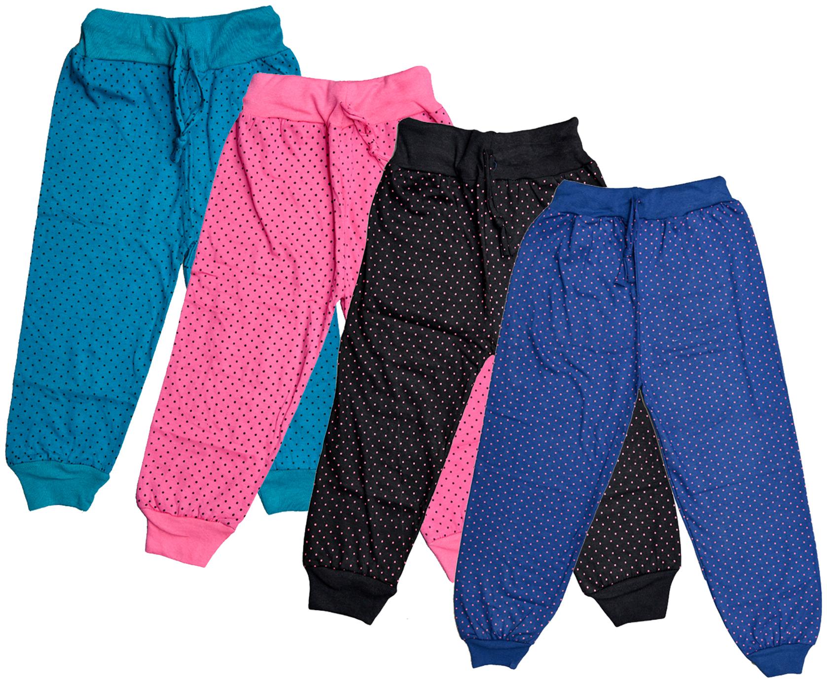 

KAVYA Girls Cotton Printed Capri (Pack of 4)