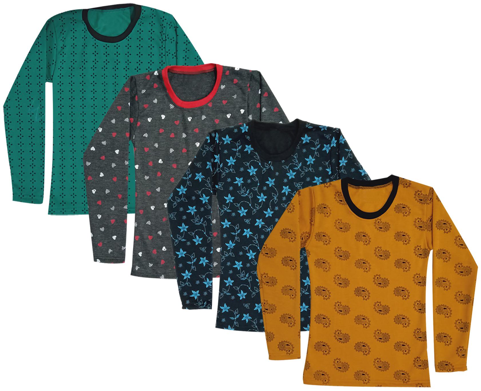 

Kavya Girl Wool Printed T shirt - Multi