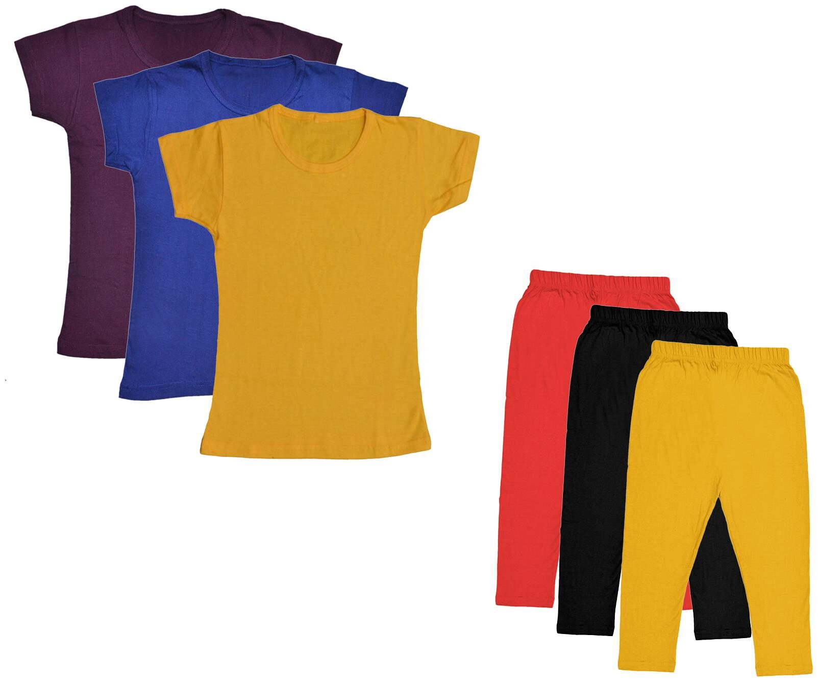 

Kavya Girl Cotton Top Bottom Set - Multi