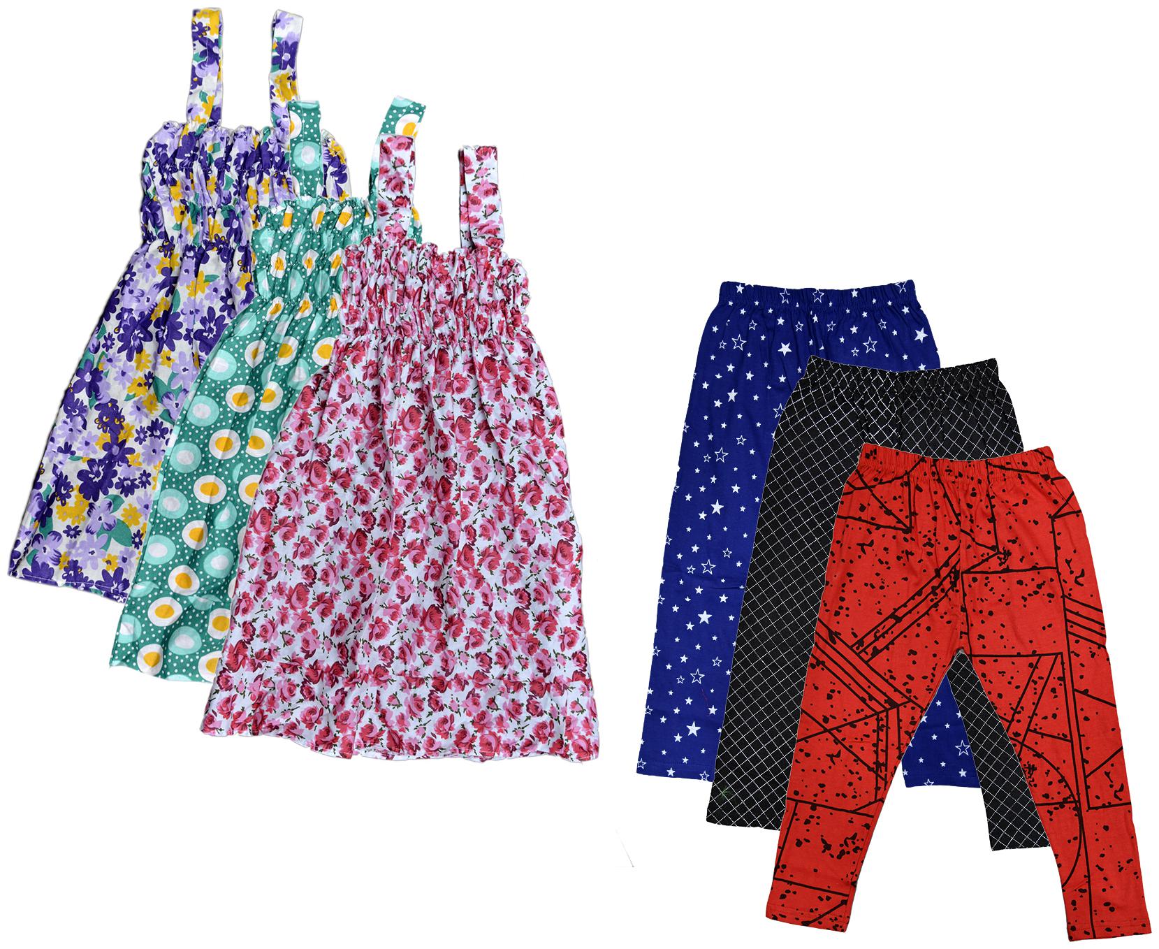 

Kavya Girl Cotton Top Bottom Set - Multi
