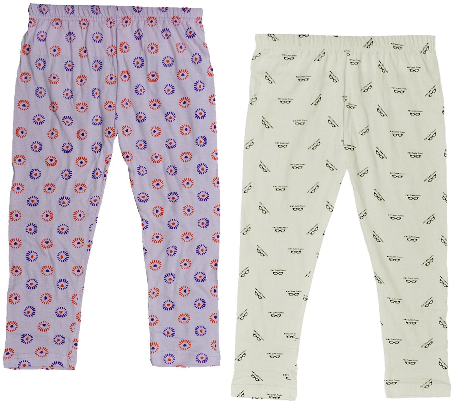 

Kavya Girl Cotton Printed Capri - Multi